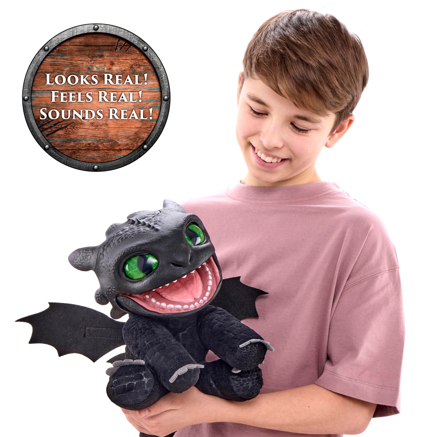 WOW! STUFF HTTYD Toothless Puppetronic by RealFX, Amazing Animatronic Toothless with 1st Edition Certification, Looks Real, Feels and Sounds Real. Over 50 Action and Sound Combinations