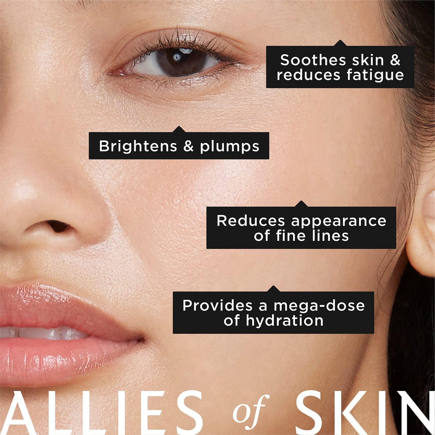 Allies of Skin Multi Hyaluronic Antioxidant Hydration Serum: Niacinamide, Vitamin E, Astaxanthin, Superoxide Dismutase. Anti-Aging. Intensely Hydrates, Brightens & Strengthens Skin 1 oz / 30 ml