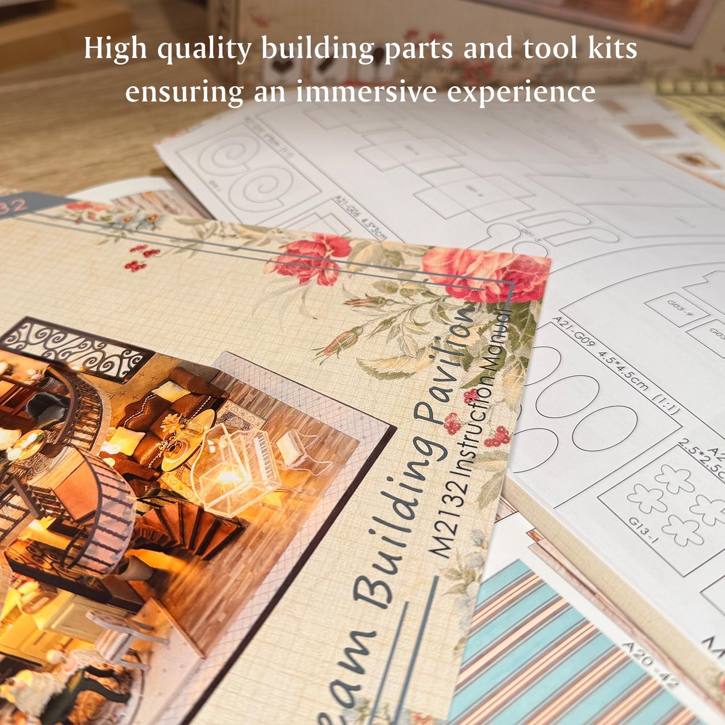 Soothee DIY Miniature House Kit, DIY Book Nook with LED Light, 3D Puzzles for Adults and Teens, Dollhouse for Bookshelf Decor, Tiny House Building Kits for Craft Lovers (Dreamy loft)