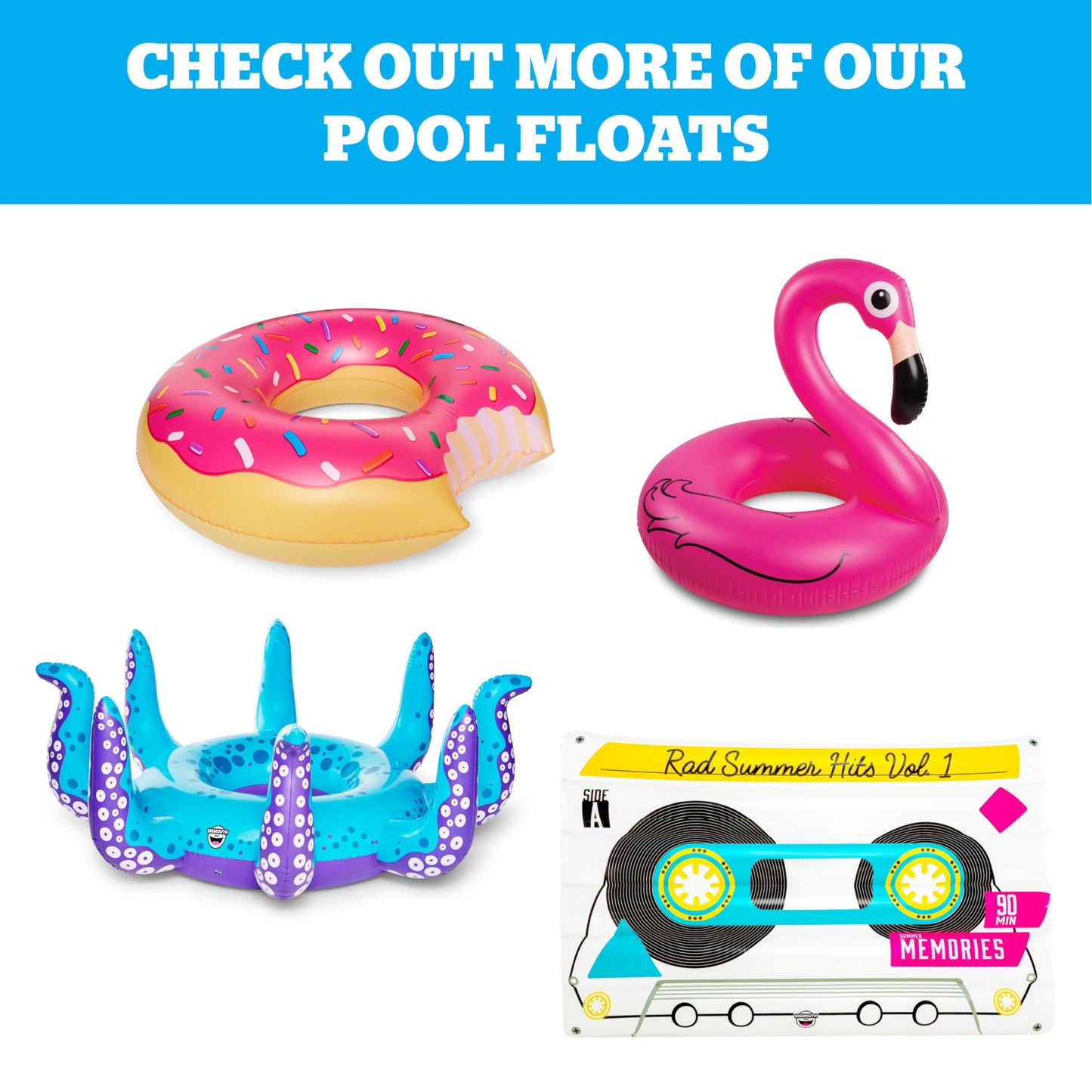 BigMouth BMPF-0067 Inflatable Giant Balloon Animal Pool Float