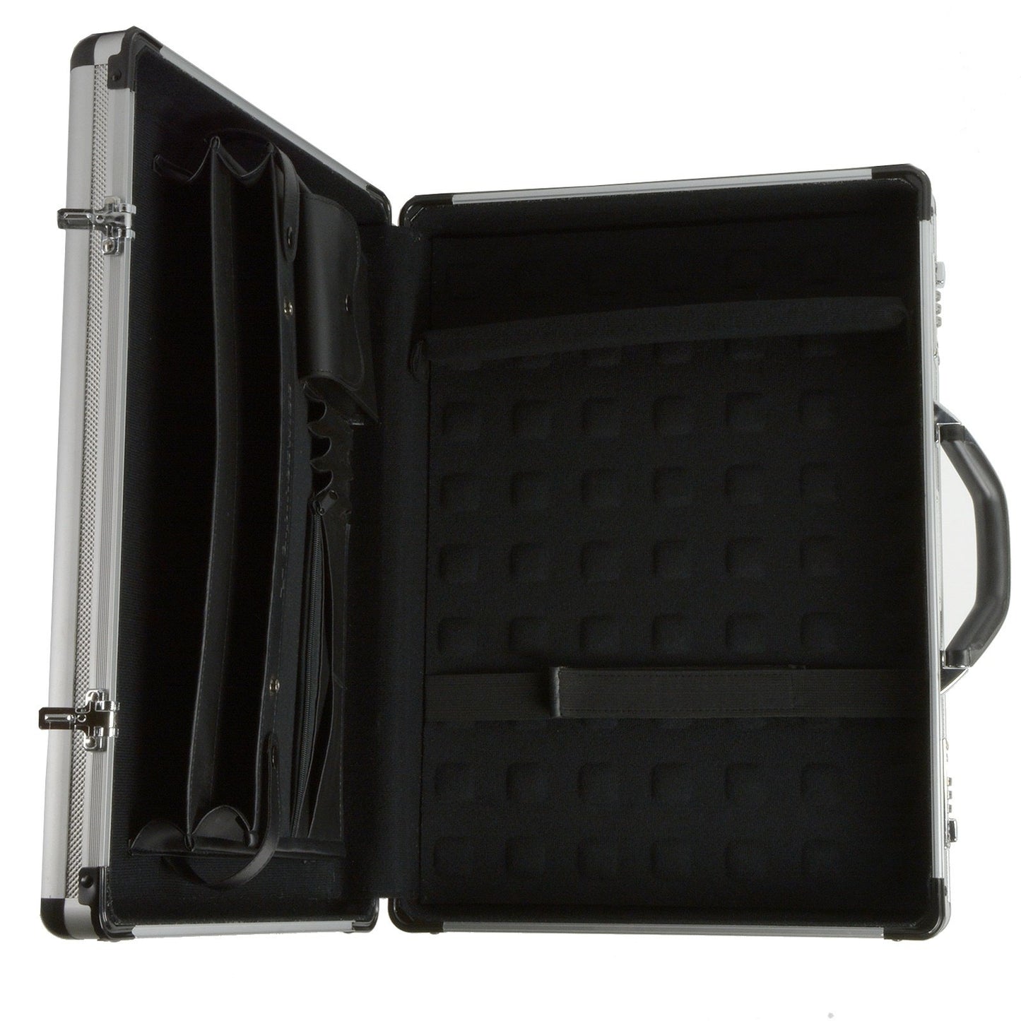 Alpine Swiss Executive Aluminum Briefcase Padded Laptop Briefcase For Men Hard Shell Attache Case Combo Lock Business Case