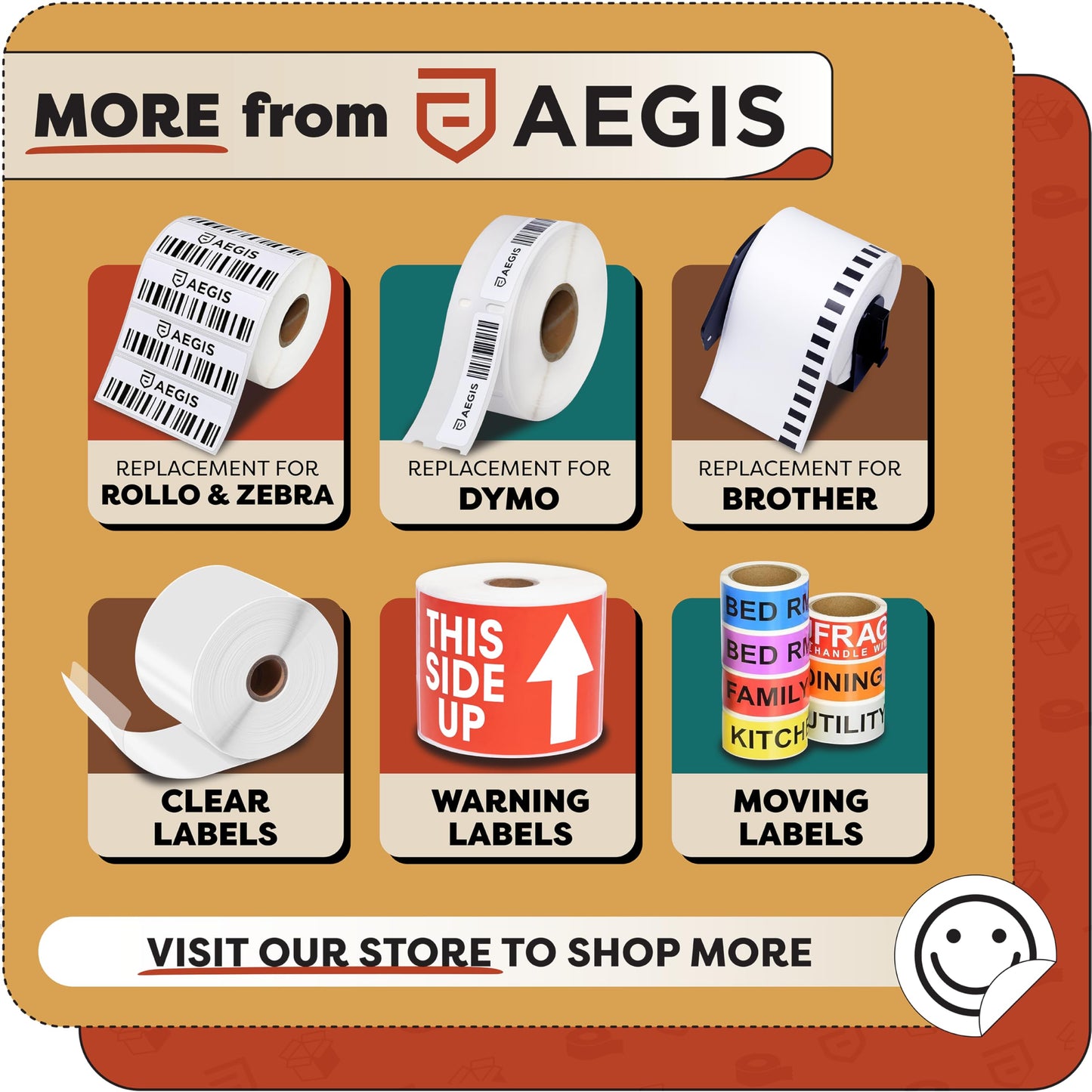 Aegis Adhesives - 2x1 inch Direct Thermal Labels, UPC Barcodes & Address Label Stickers, Perforated, Compatible with Rollo, Zebra, and Other Desktop Label Printers (12 Rolls, 1300 Labels/Roll)