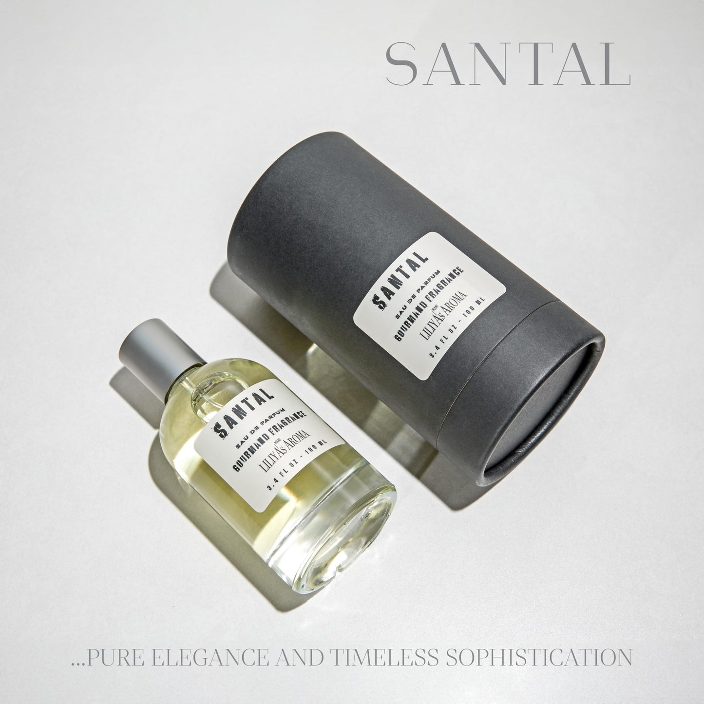 Liliya’s Aroma SANTAL Eau de Parfum, Fragrance for Women and Men, VEGAN 3.4 Fl Oz