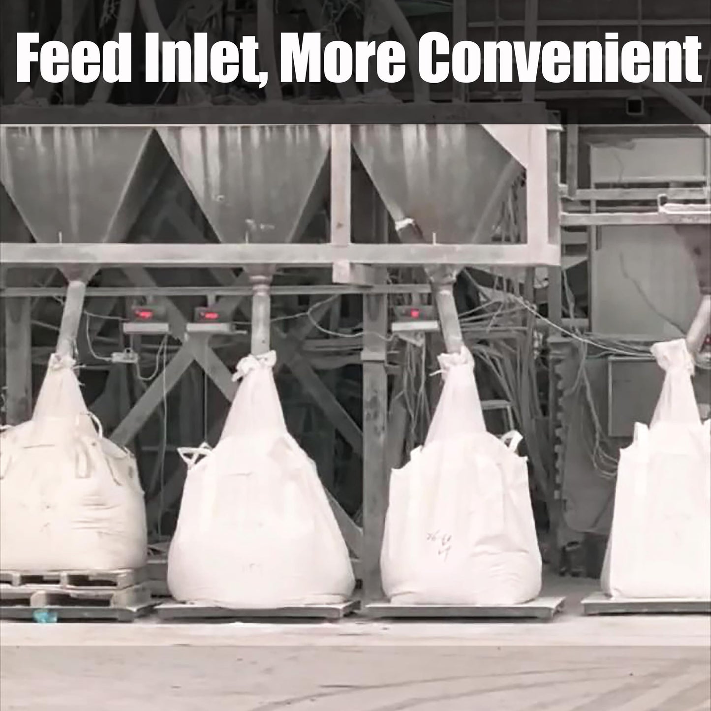 10Pack Aolikebao FIBC Bulk Bag,1.5 Ton Bag, 35.4"L x 35.4"W x 43.3"H,3300lbs SWL Safty Factor 3:1,Woven Polypropylene Bags,Top Circular Feed Inlet Flat Bottom (10)
