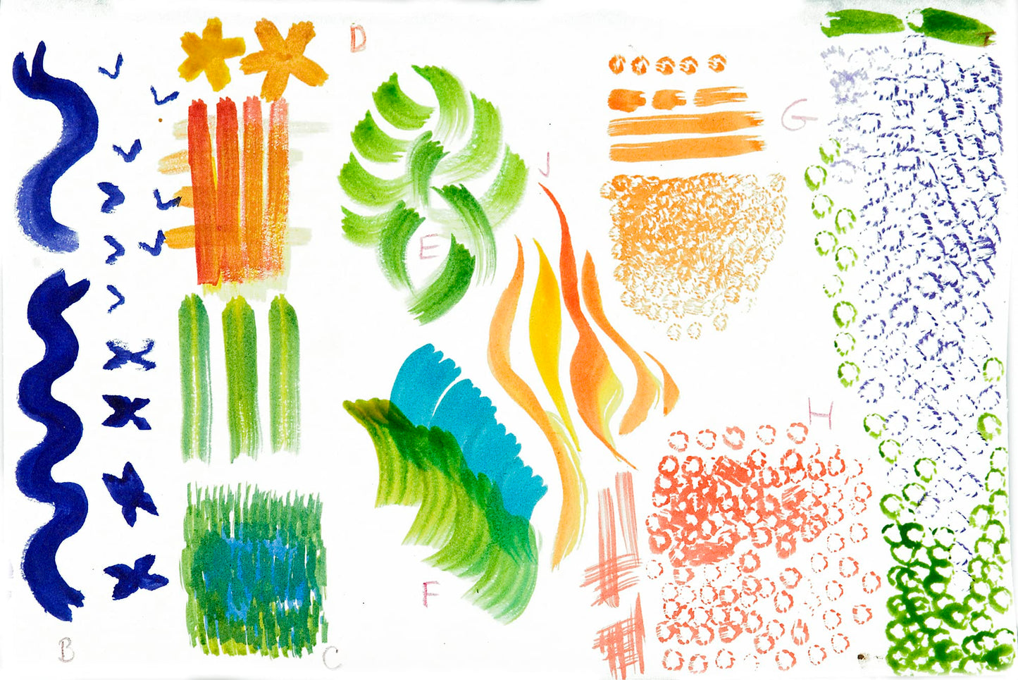 Creative Mark FX Effects Taklon Paint Brushes, Set of 10 - Watercolor, Acrylics & Oil Paint - Soft, Resilient Brush Styles: Multi-Liner, Ribbon, Angular, Dabber, Dagger - w/Resealable Vinyl Pouch