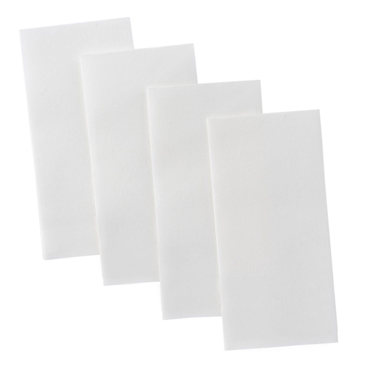 1200-Pack BloominGoods Disposable Bathroom Napkins | 12" x 17" Single-Use Classic Lite Linen-Feel Guest Towels, Made in USA | Cloth-Like Hand Towels, White