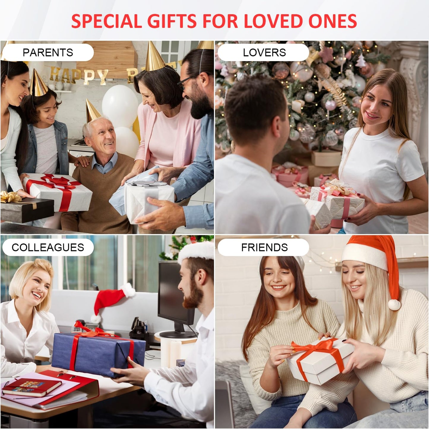 940nm Red Light Therapy for Face, Upgraded Infrared Light Therapy, 3-in-1 Chip Design & Flexible Gooseneck & Timer Function, 100LEDs Red Light Therapy Lamp for Home/Office Use