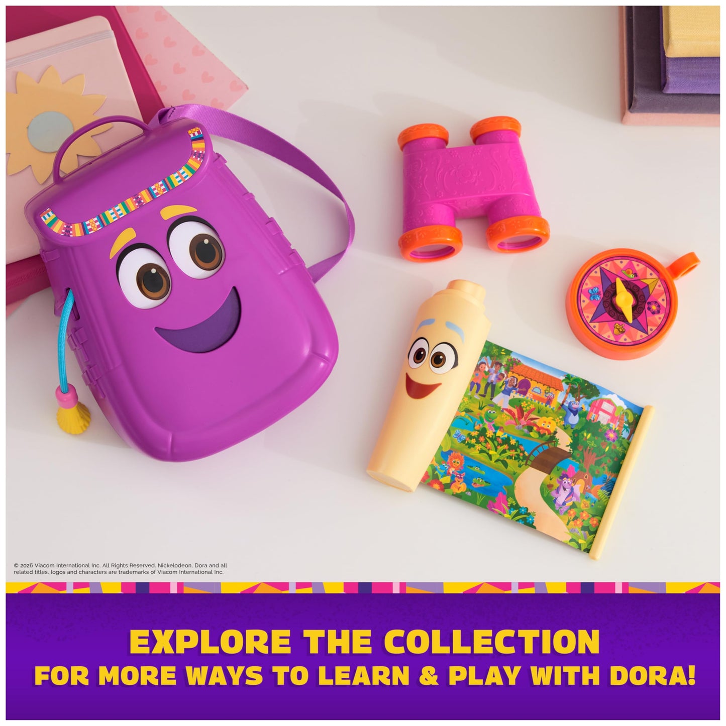 Nickelodeon Dora Official Bedtime Dora Plush Toy, Educational Toys, Glow-in-The-Dark Plush Doll, Sensory Toy for Ages 3 and Up, 13”