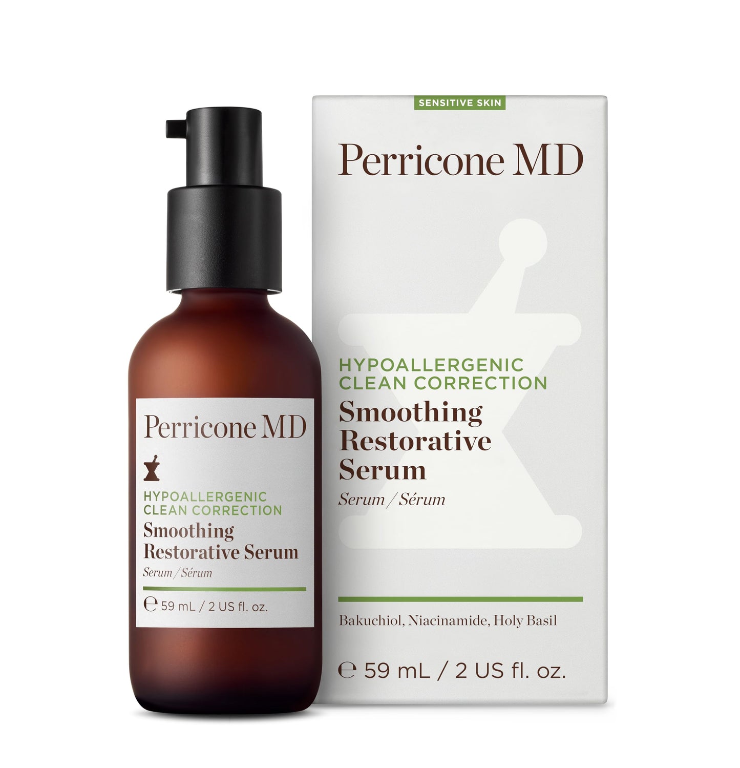 Hypoallergenic Clean Correction Smoothing Restorative Serum, 2 fl. oz.