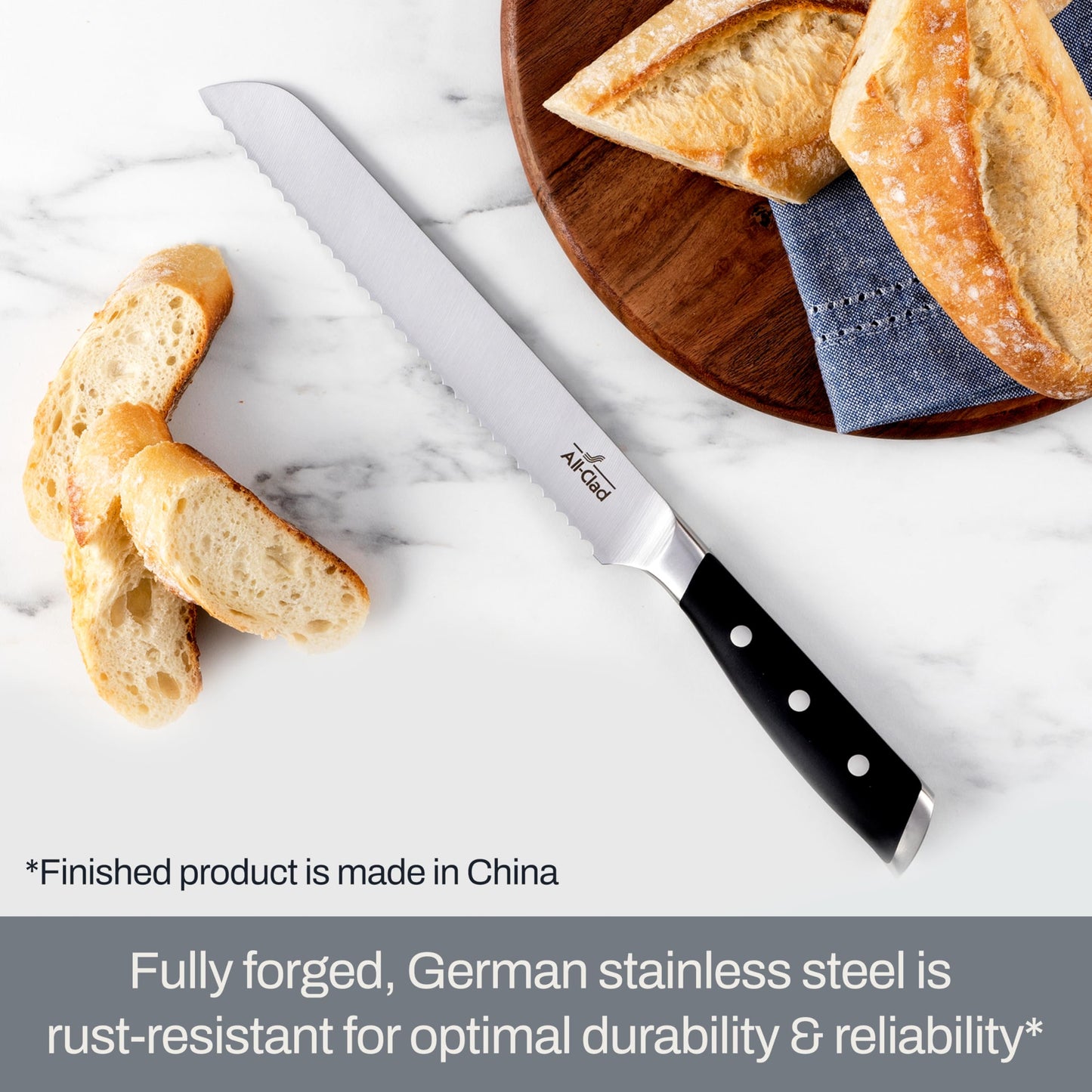 All-Clad Forged Knives, Bread Knife, 8 inch