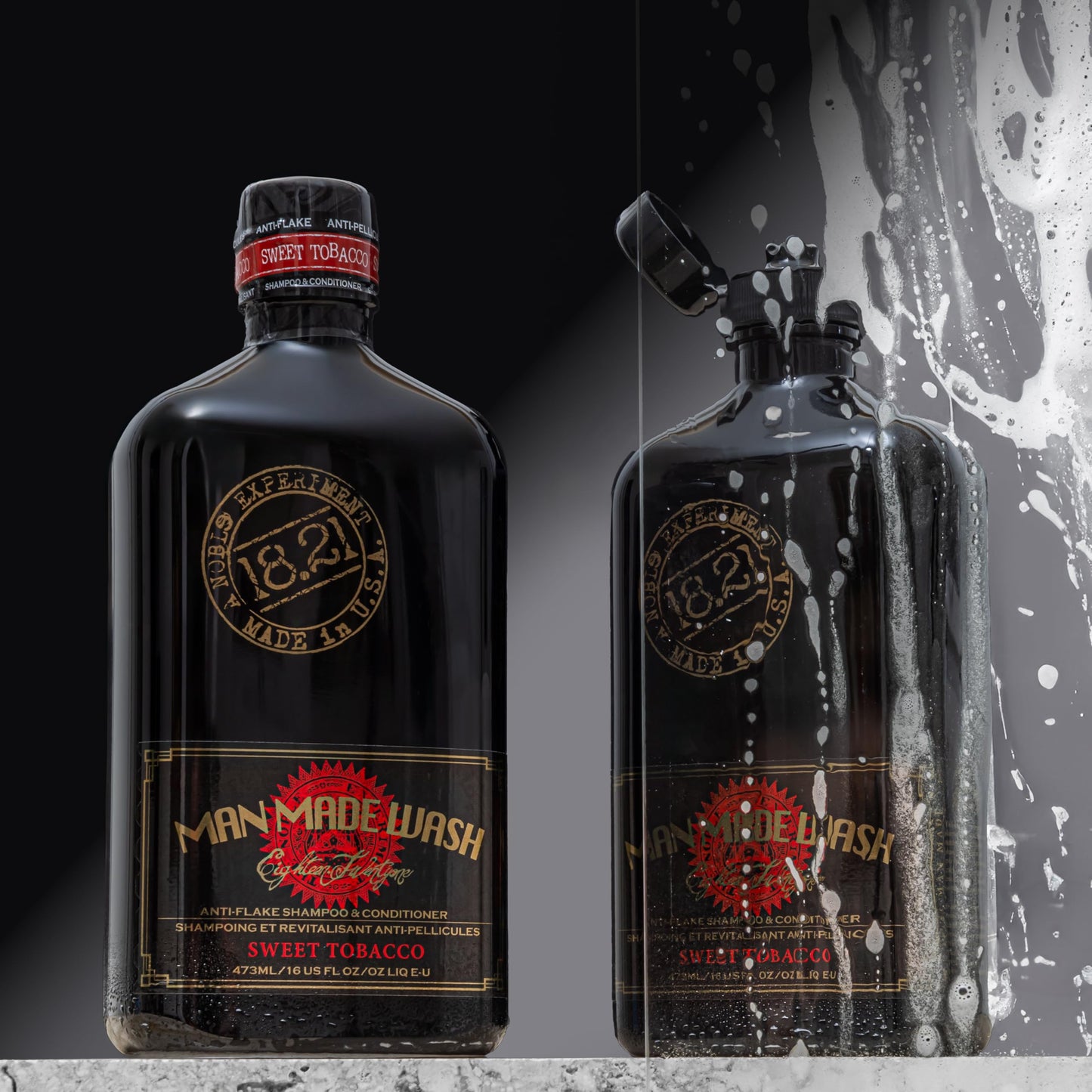 18.21 Man Made Anti-Flake 2-in-1 Shampoo & Conditioner in Sweet Tobacco: Hydrating Cleanse Helps Dry, Itchy, Flaky Scalp