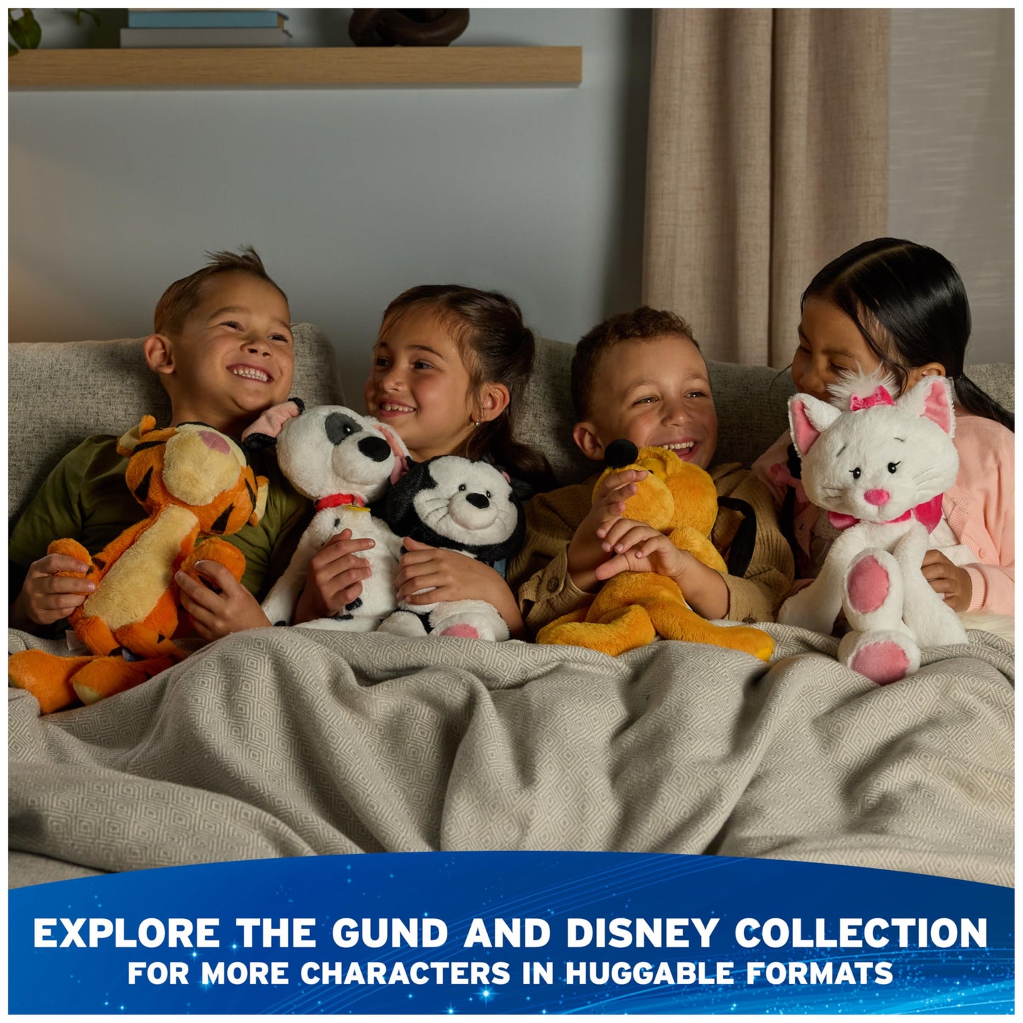 GUND Disney Official Mickey Mouse Classic Plush, Mickey and Friends, Deluxe Collector Stuffed Animal for Ages 1 and Up, Black/White, 14”