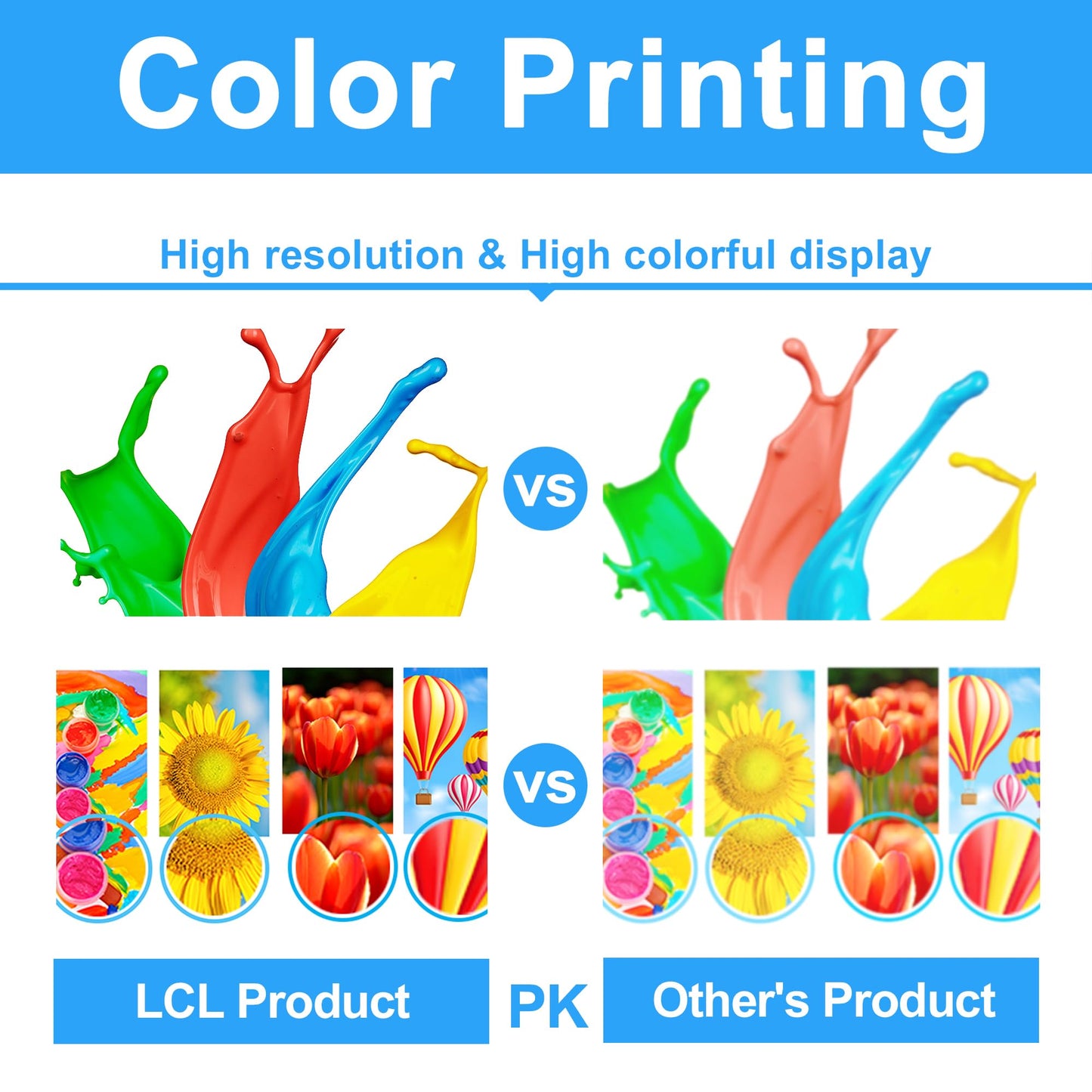 LCL Remanufactured 508A Magenta Toner Cartridge Replacement for HP 508A CF363A for Color Enterprise M553 M553dn M553n M553x MFP M577 M577z M577dn M577f M577c M552dn Printer (1-Pack)