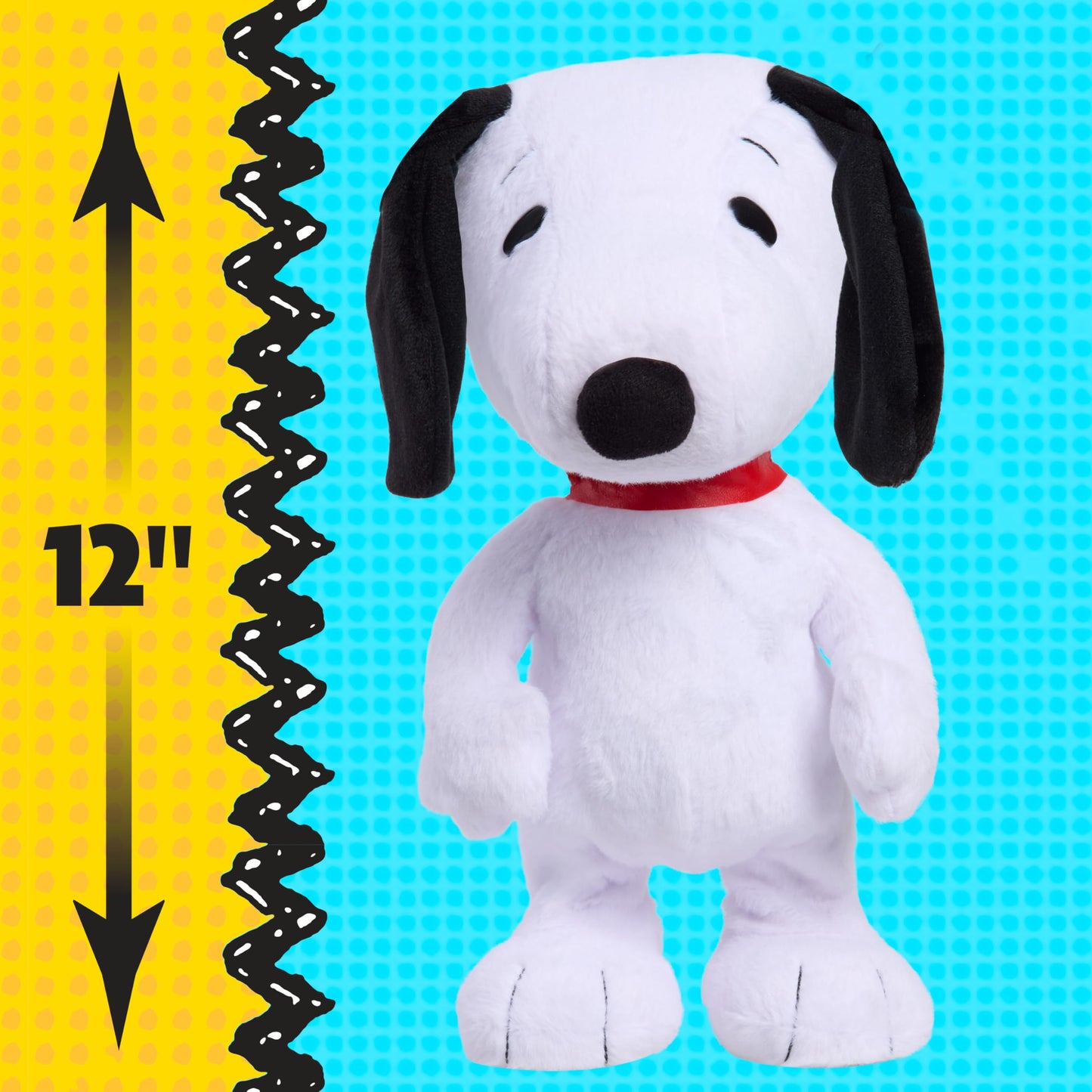 Just Play Peanuts Happy Dance Snoopy Plush, Kids Toys for Ages 3 Up