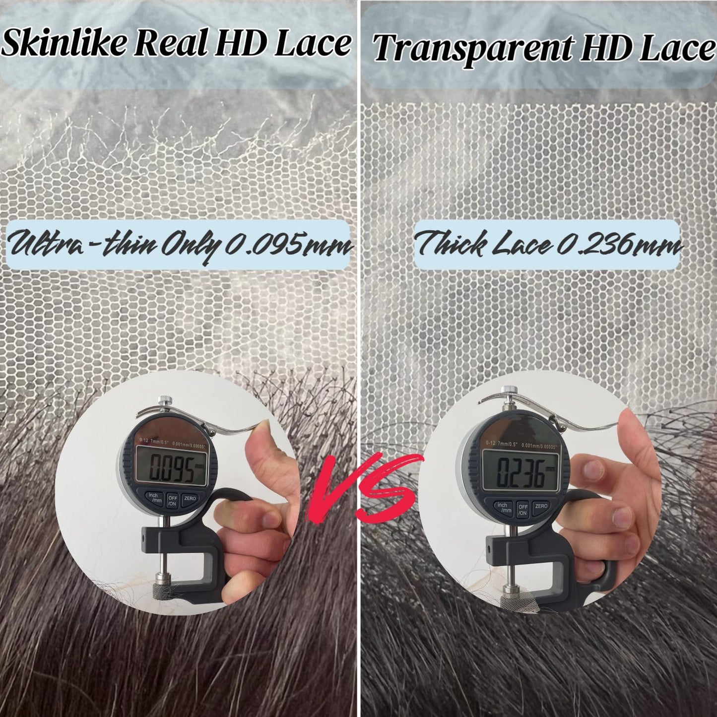 5x5 SKINLIKE 100% Real HD Lace Closure Body Wave Human Hair Closure 0.095mm Ultra-thin Invisible Swiss HD Lace Closure Pre Plucked Small Single Knots Brazilian Virgin Human Hair Lace Closure 16inch