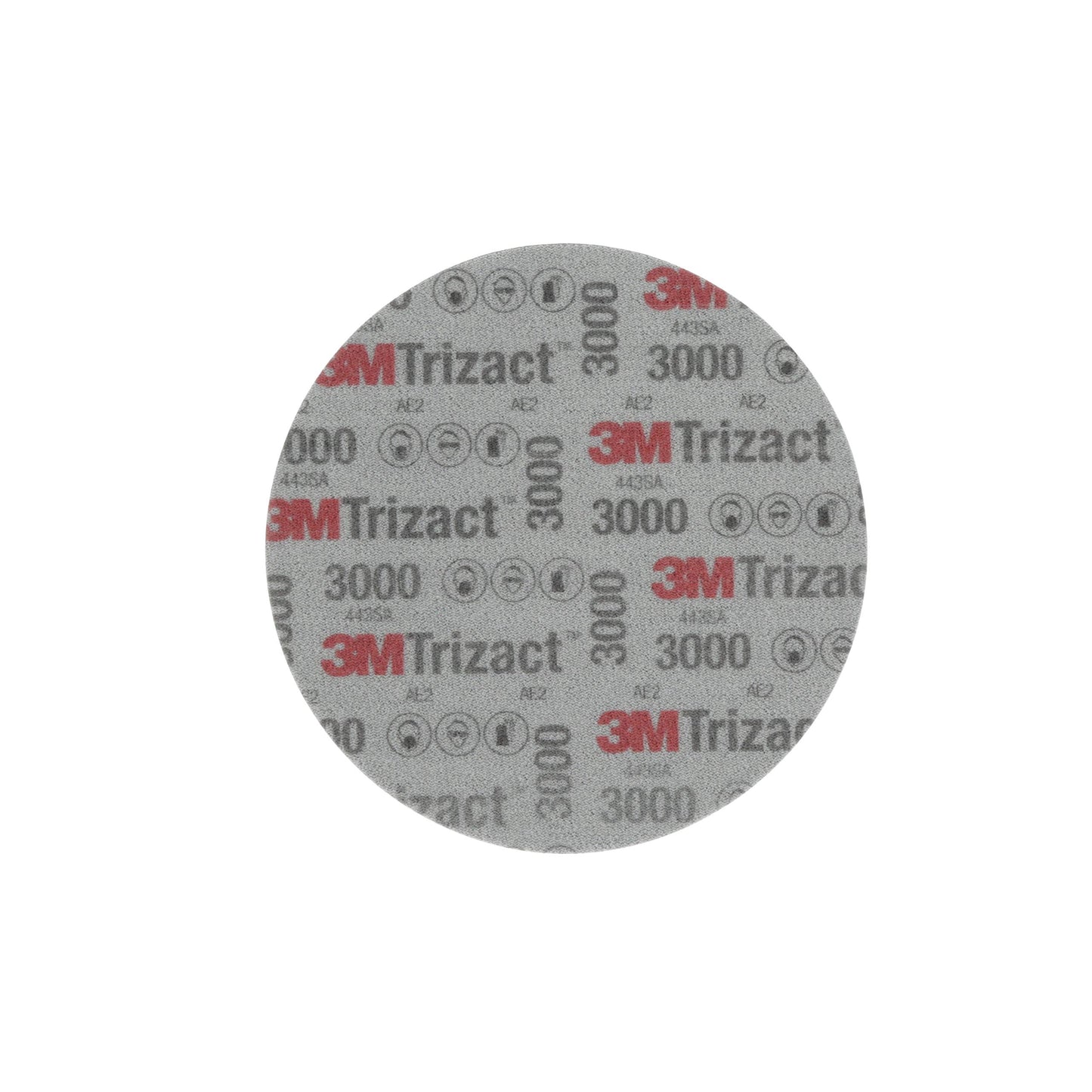 3M Trizact Hookit Foam Disc, 02085, 6 in, P3000, 15 discs per carton,Blue751