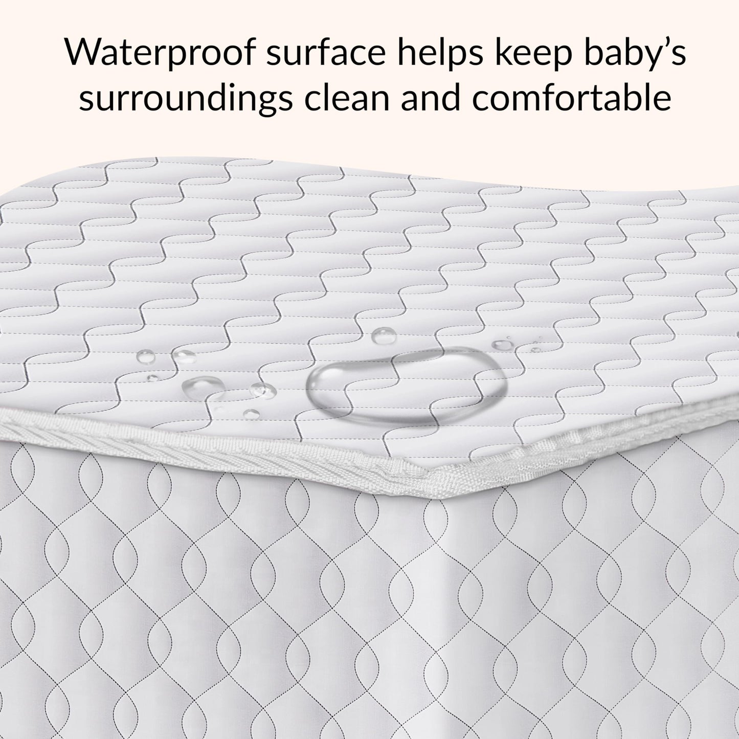Dream On Me Cozy Cloud 2-in-1 Crib Mattress, Dual-Sided for Infants & Toddlers, Waterproof Cover, GREENGUARD Gold Certified, Fits Full Size Crib & Toddler Bed, 52” x 28” x 5”