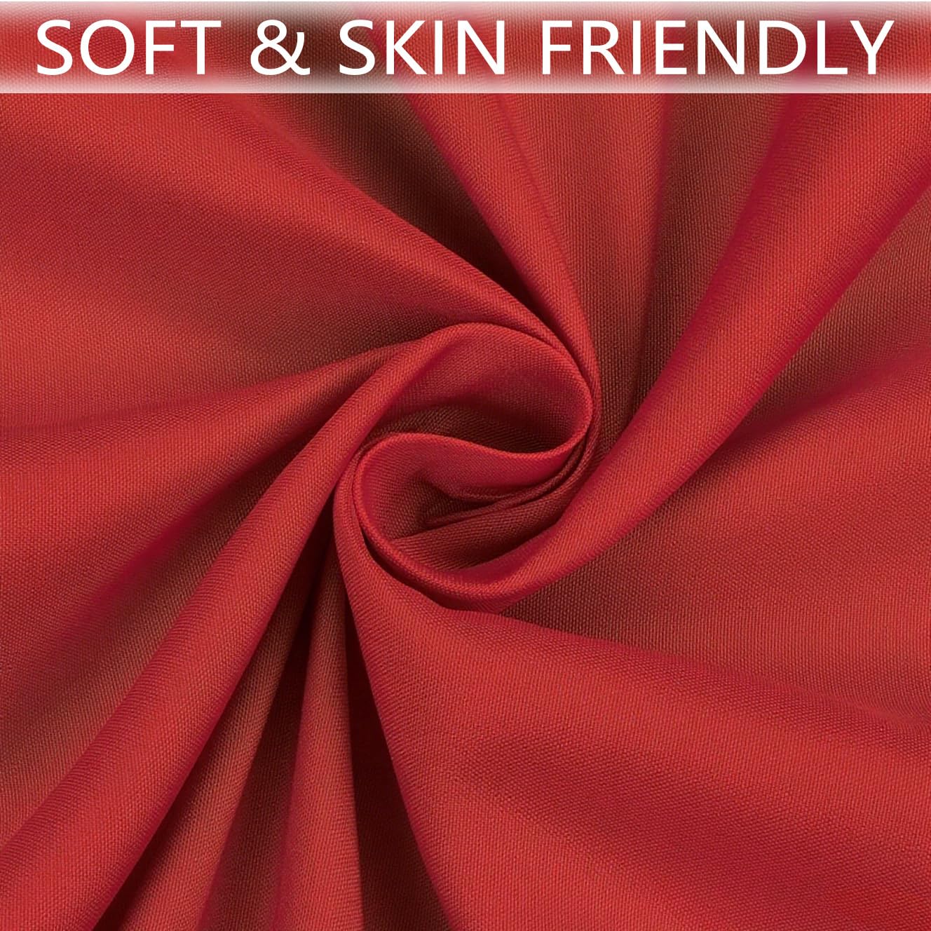 8 Packs 120 Inch Red Round Tablecloth in Diameter, Washable Polyester Fabric Tablecloths, Wrinkle Resistant Table Cloth for Wedding Party Banquet Dining