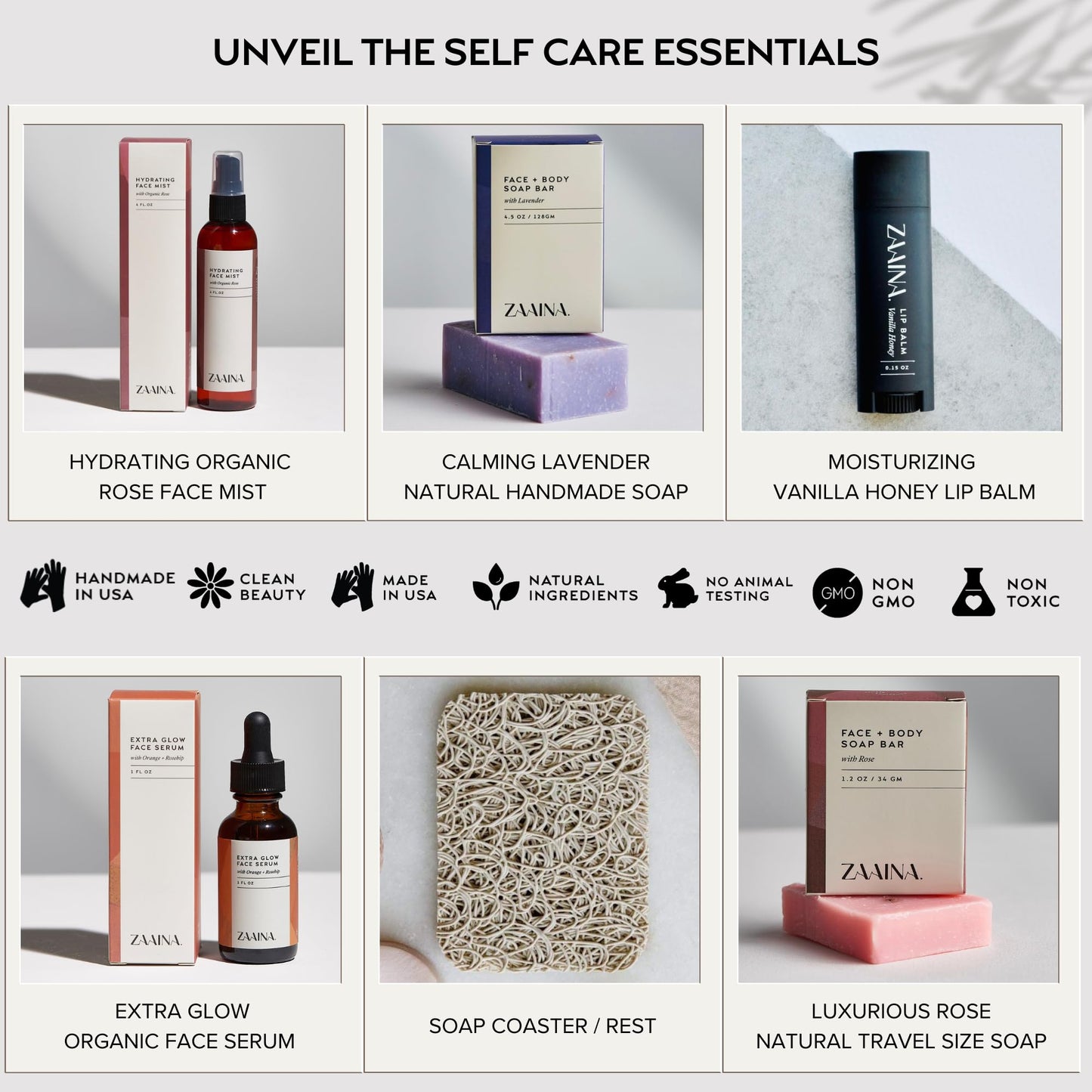 Spa Gifts for Women - Relaxation Spa Kit for Women, Luxury Handmade Pampering Spa Gifts for Women, Spa Gift Basket for Mom, At Home Bath and Body Self Care Spa Package, Birthday Gifts for Women by ZAAINA