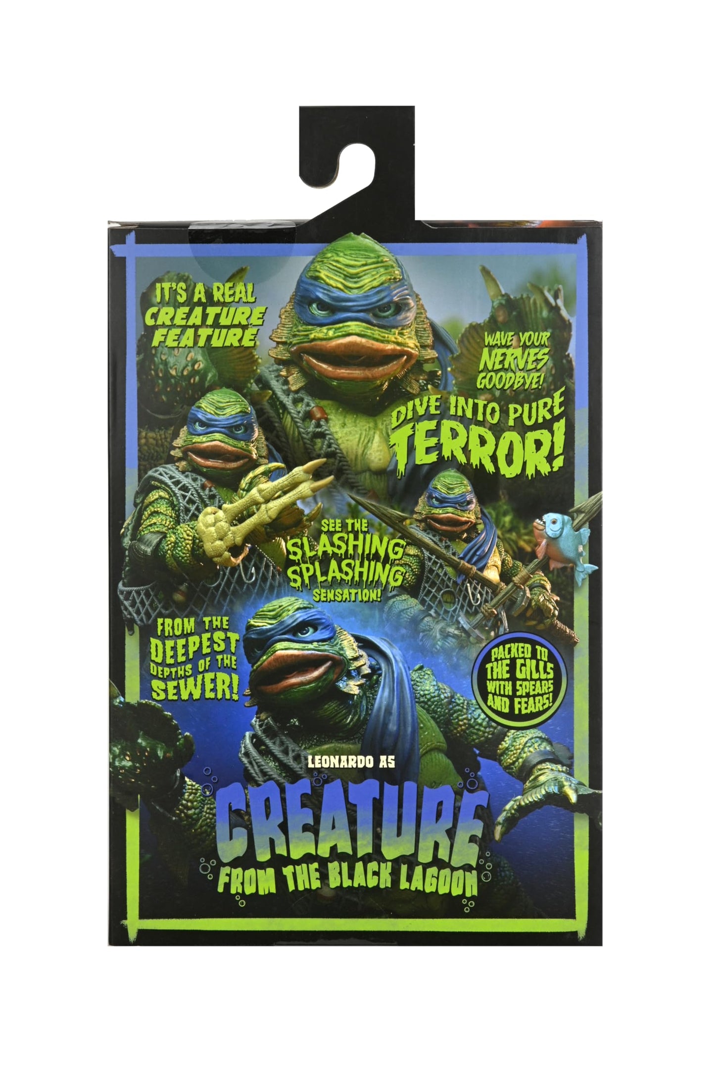 Universal Monsters/Teenage Mutant Ninja Turtles - 7” Scale Action Figure – Leonardo as The Creature