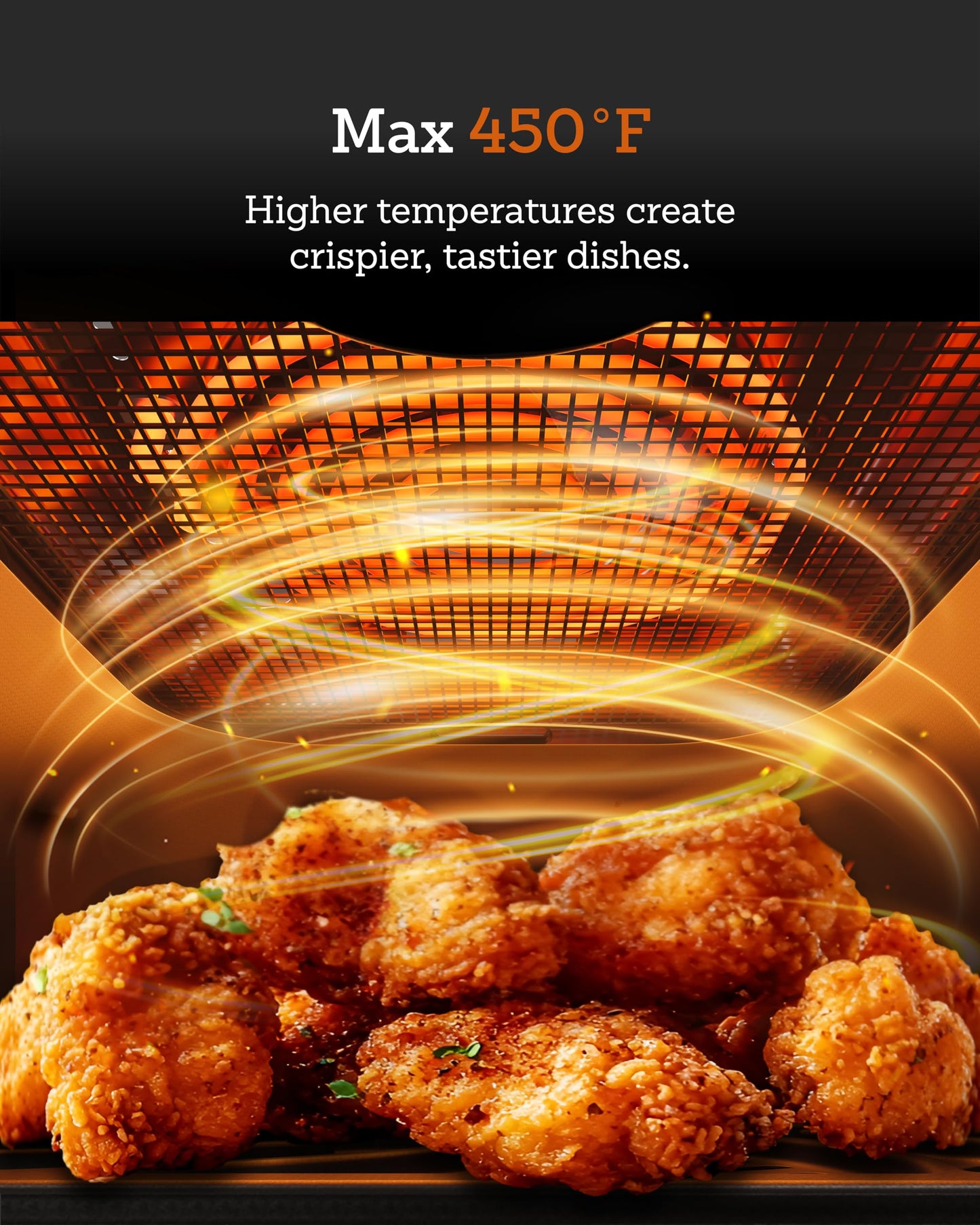 Air Fryer, 6 Qt, Stainless Steel Air Fryer, Stainless Steel Housing& Full Metal Inner Pot, PTFE and PFAS Free, 9 Digital One-Touch Cook Functions,120°F~450°F, 1700W