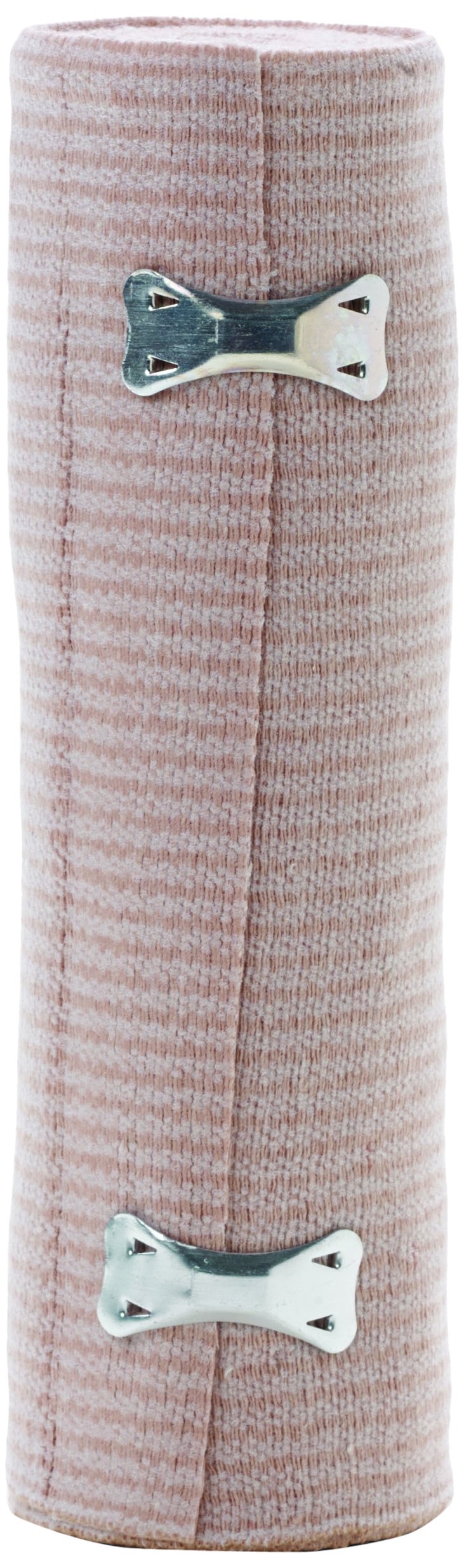 Medline Soft-Wrap Elastic Bandages, Not Made From Natural Rubber Latex, Nonsterile, 3" x 5 yd., Beige, with Clips, 50 Count
