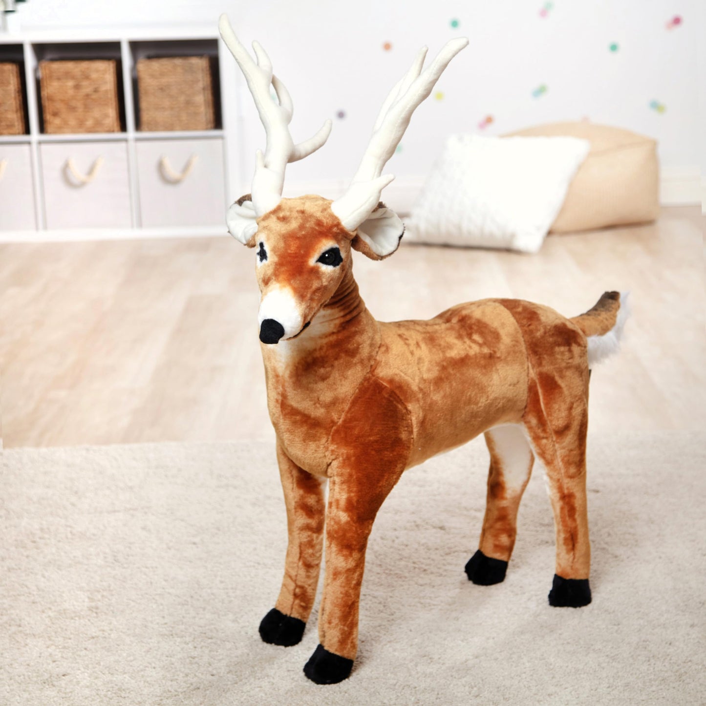 Melissa and Doug Giant Deer - Lifelike Stuffed Animal (Over 3 feet Long)
