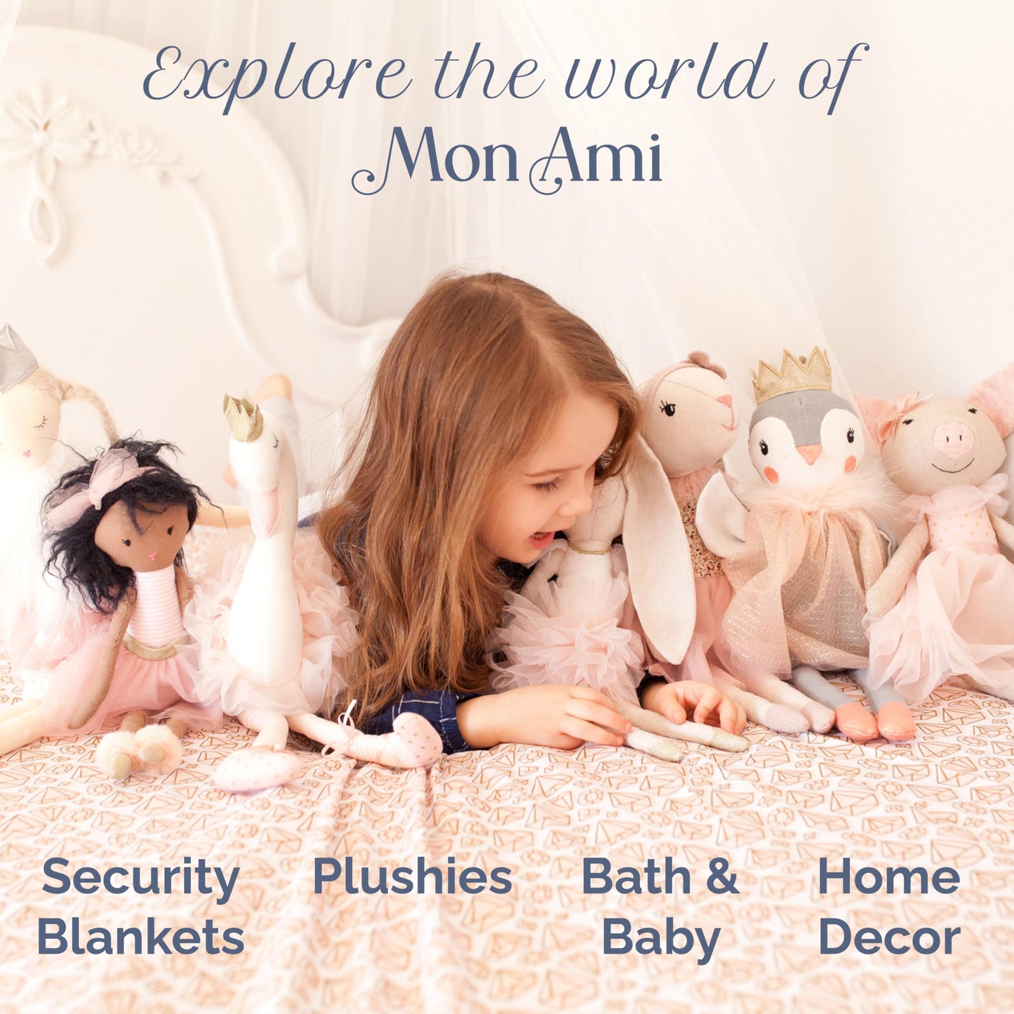 Mon Ami Designer Doll Plush Poodle Dog, Fun Adorable Soft and Cuddly Stuffed Toy Animal for Little Girls or Boys, Baby, Toddlers and pre-School Kids |Perfect Party Favor & Birthday Gifts| Pink, 13"