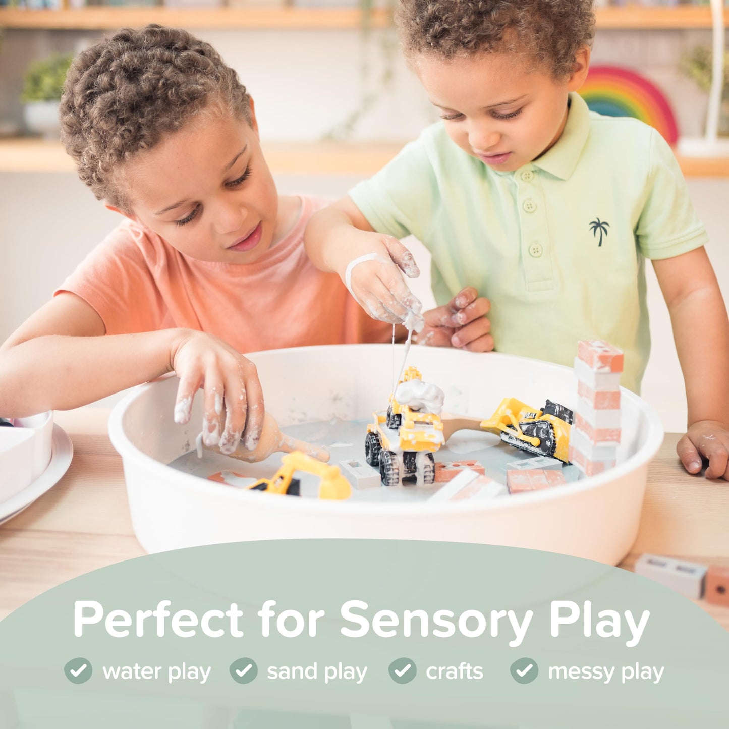 Inspire My Play Sensory Bin with Lid - Sensory Bins for Toddler Crafts - Kids Sensory Toys for Autistic Children - Creativity for Kids - Sensory Activities for Toddlers