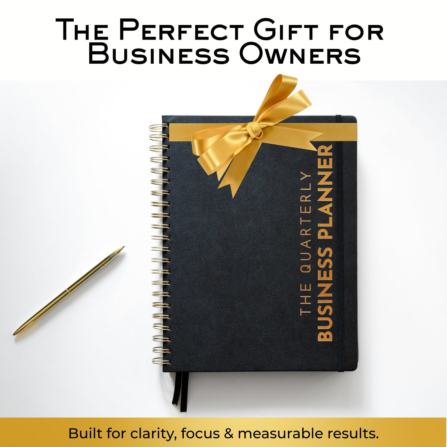 GROWTH ATLAS Daily, Weekly & Monthly Planner ā Undated Day Planner & Productivity Planner for Business Owners ā 90-Day Goal Organizer System & Planner Notebook for Work ā Plan, Execute & Reflect with Clarity for Growth