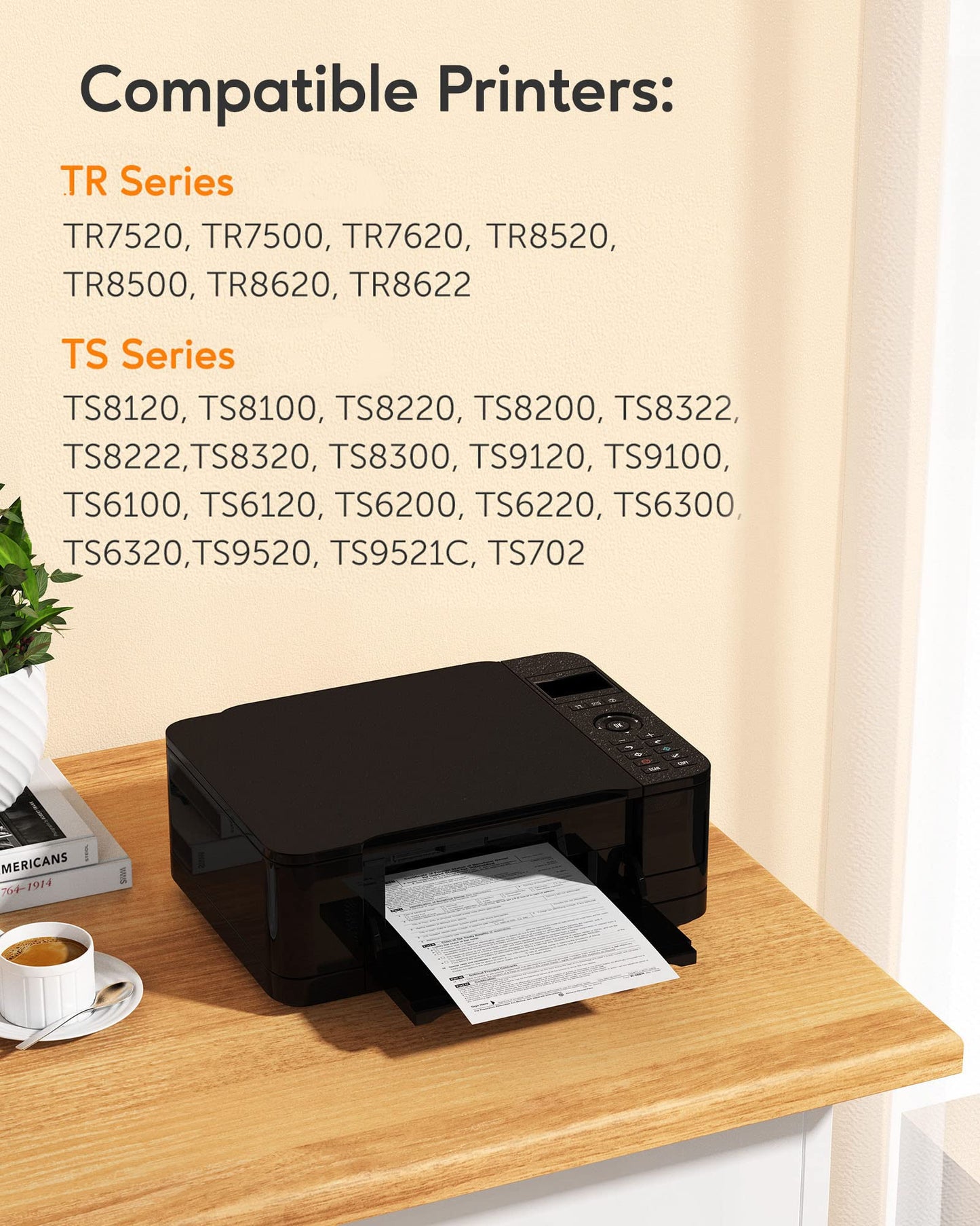 PGI-280 XXL/CLI-281 XXL Ink Cartridge 5 Color Value Pack Replacement for Canon 280 281 Ink Cartridges Compatible with Printer TR8520 TR8620 TR7520 TR8600 TS6120 TS6220 TS9120