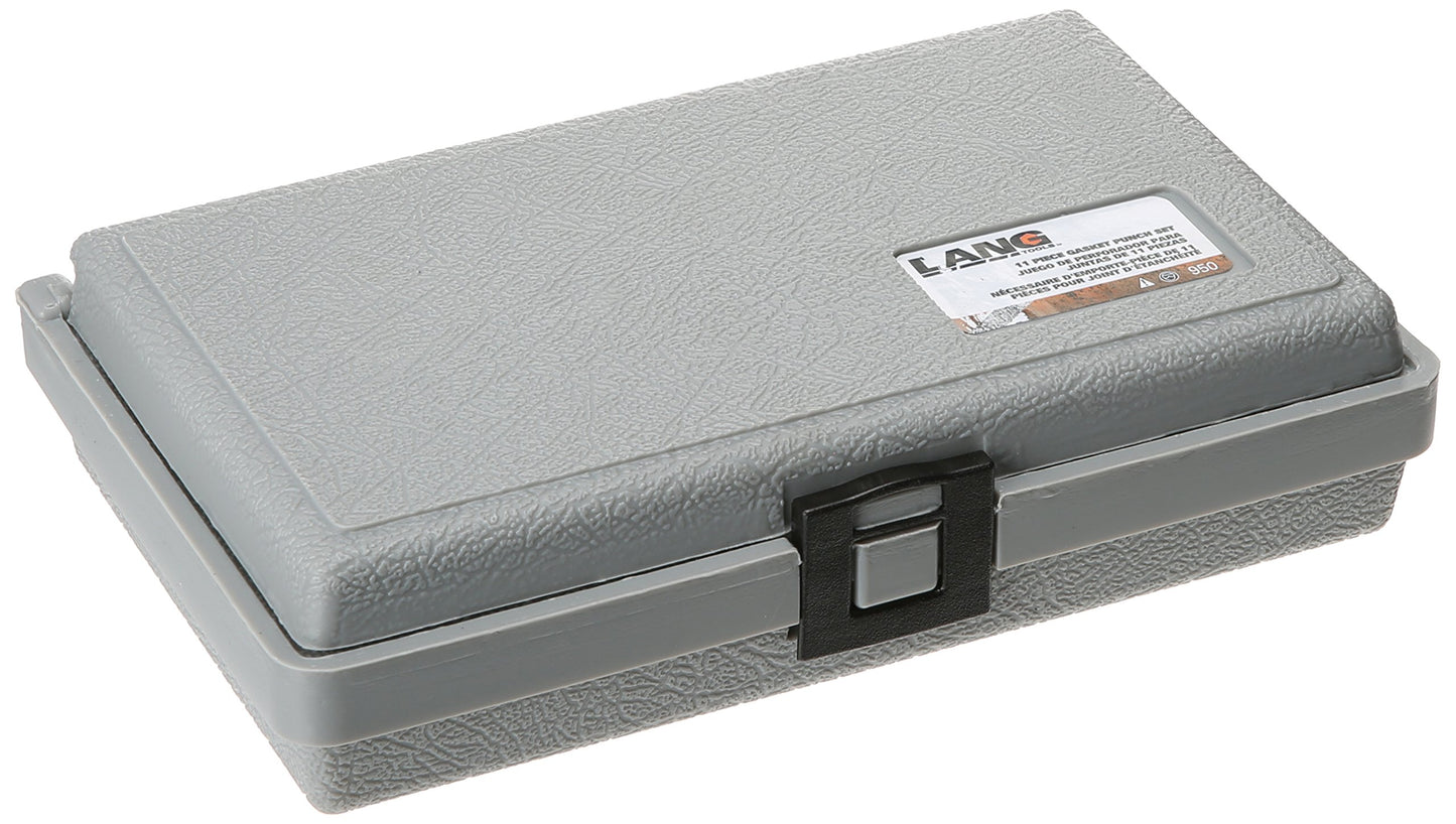 Lang Tools 950 Gasket Hole Punch Set (11 Piece), Black, One Size