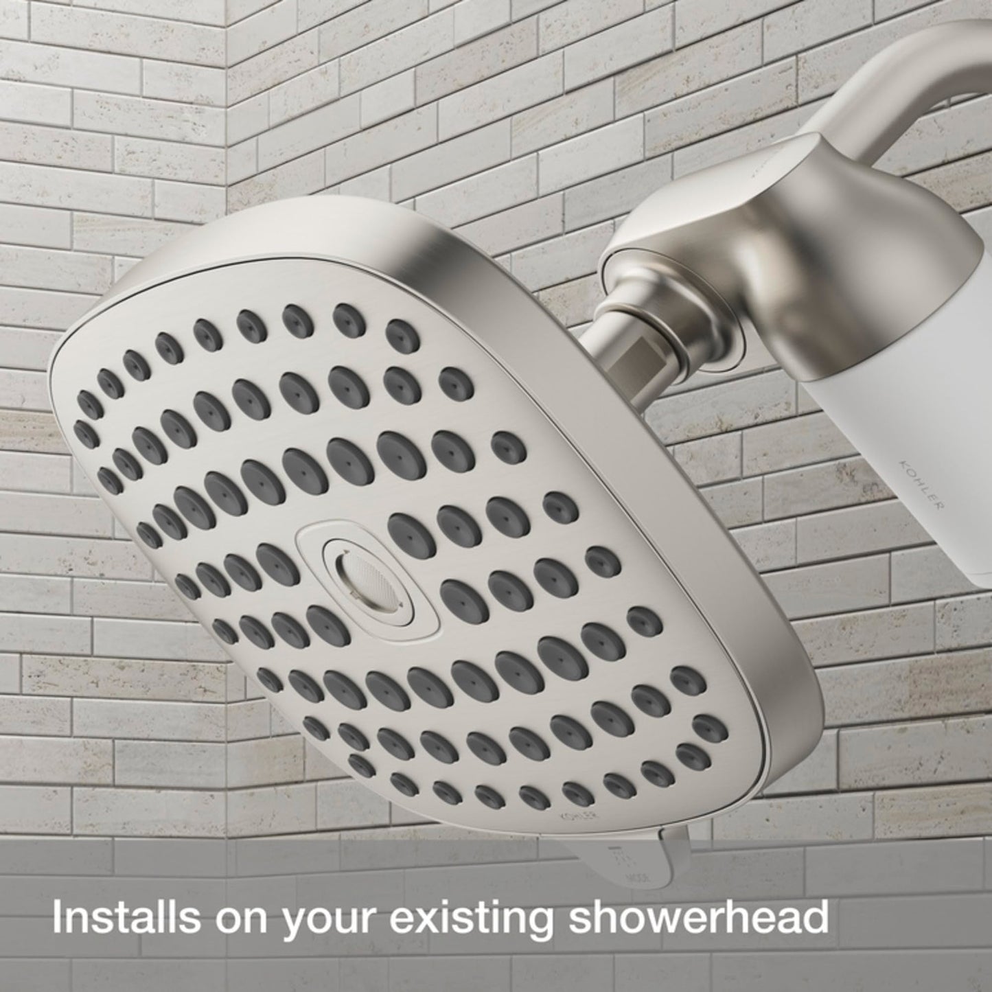 KOHLER R24162-NA Aquifer Shower Filter Replacement for The KOHLER Aquifer Filtered Showerhead, One Filter Cartridge