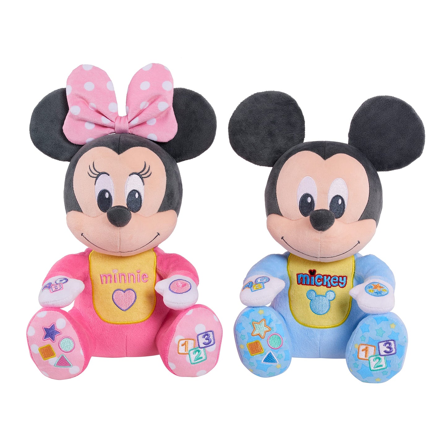 Disney Baby Musical Discovery Plush Minnie Mouse, Officially Licensed Kids Toys for Ages 06 Month, Gifts and Presents