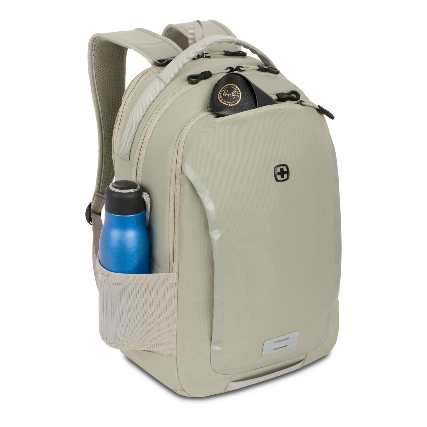 SwissGear Shield Laptop Backpack, Sage Gray, 18.5"x12"x6"