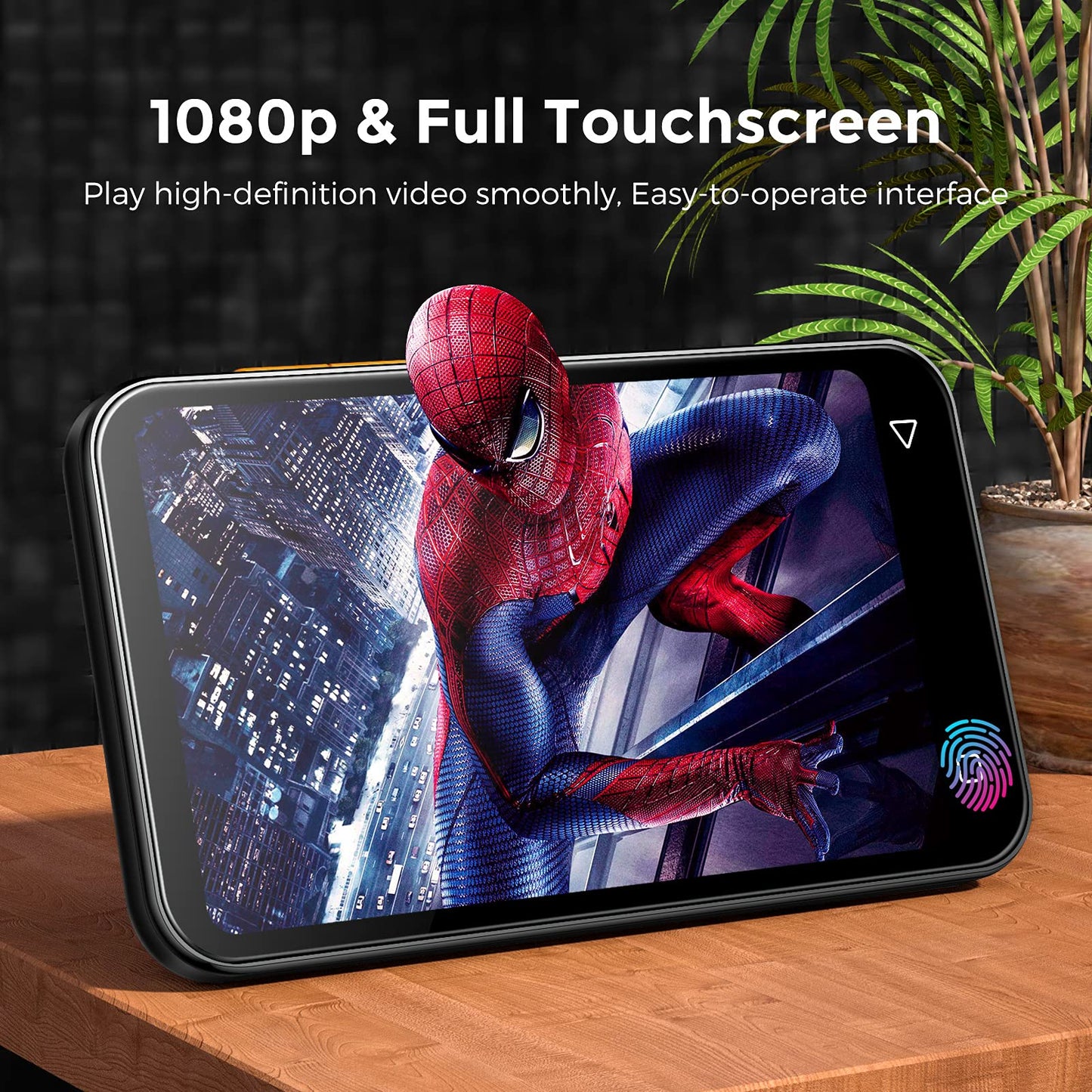 72GB WiFi Mp3 Player with Bluetooth, TIMMKOO 4.0" Full Touch Screen Mp3 Mp4 Player with Speaker, Portable HiFi Digital Music Player with FM Radio,Recorder, Ebook,Clock, Browser (Black)
