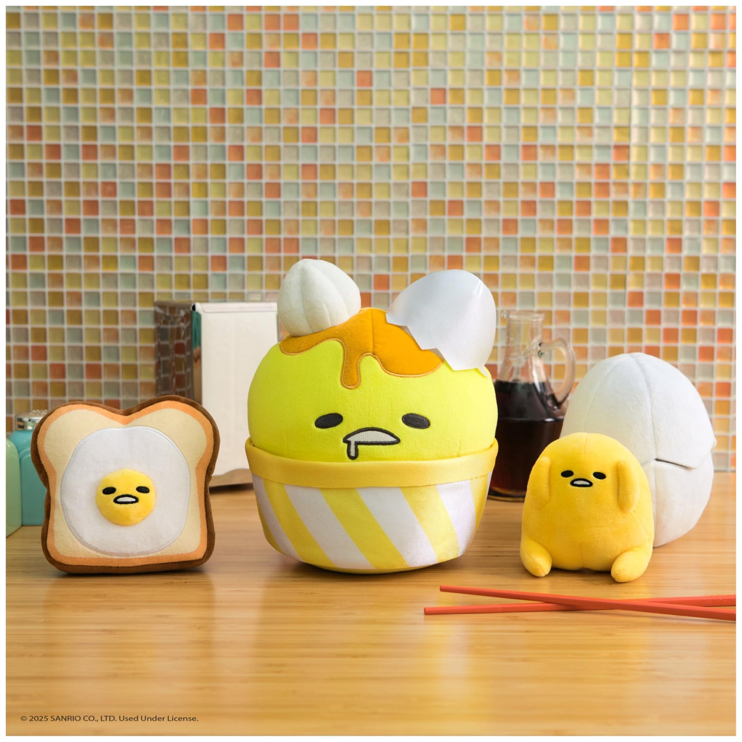 GUND Sanrio Gudetama The Lazy Egg Stuffed Animal, Gudetama Cowboy, Plush Toy for Ages 1 and Up, 9”