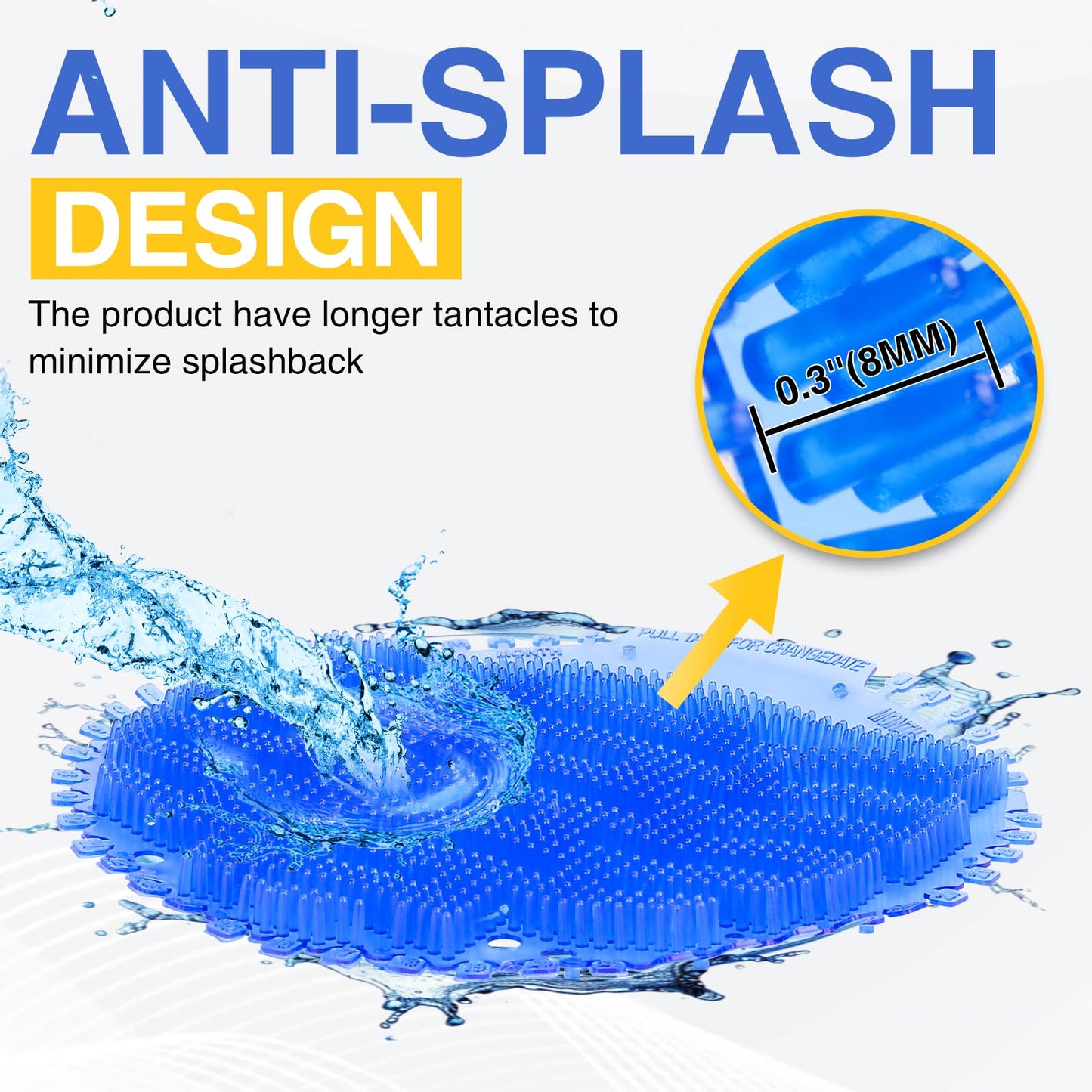 48 PACK Urinal Screen Deodorizer with 100 Gloves-3D Wave Anti-Splash Odor Protection Urinal Cakes for Men Toilets,Four Scents Urinal Mats