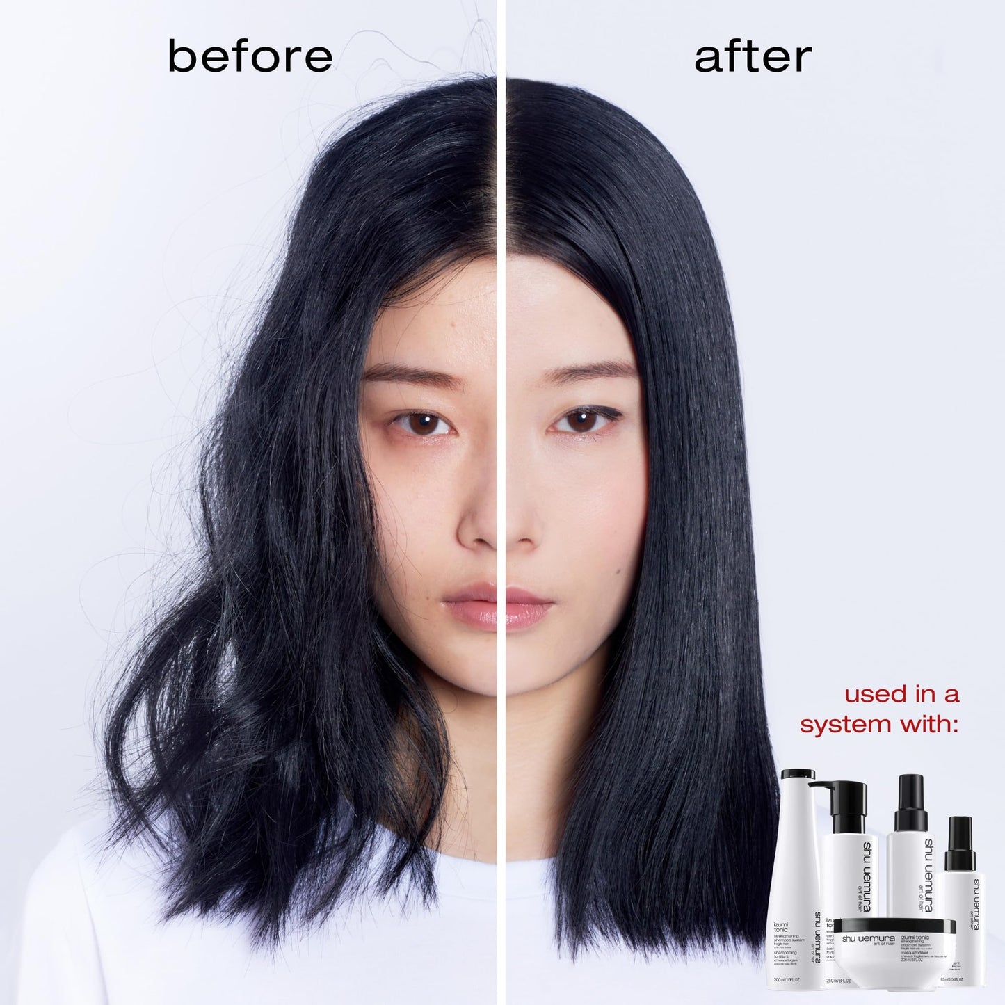 Shu Uemura Izumi Tonic Strengthening & Thickening Rice Water Hair Serum | Hydrates & Repairs Damaged Hair | Softens, Smooths, and Adds Shine | With Japanese Rice Water | For All Types of Fragile Hair