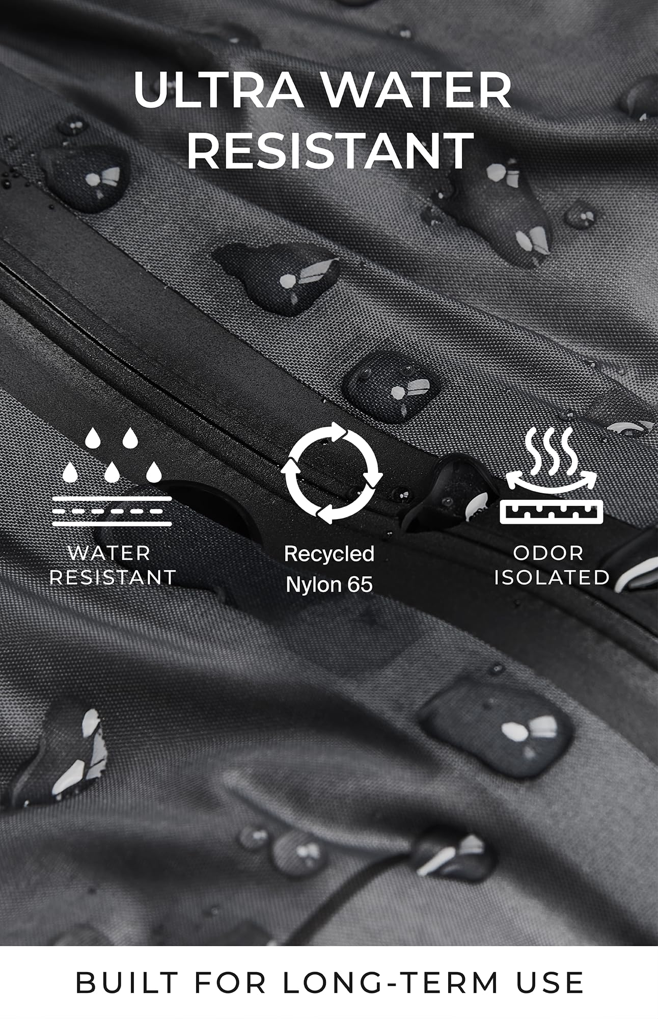 AirVault Vacuum Seal Travel Backpack 60L - Expandable Air Compression Vacuum System, Airback, Vacpack, Water-Resistant, Carry-On with TSA Lock Fits 19" Laptop, Backvac (Black)