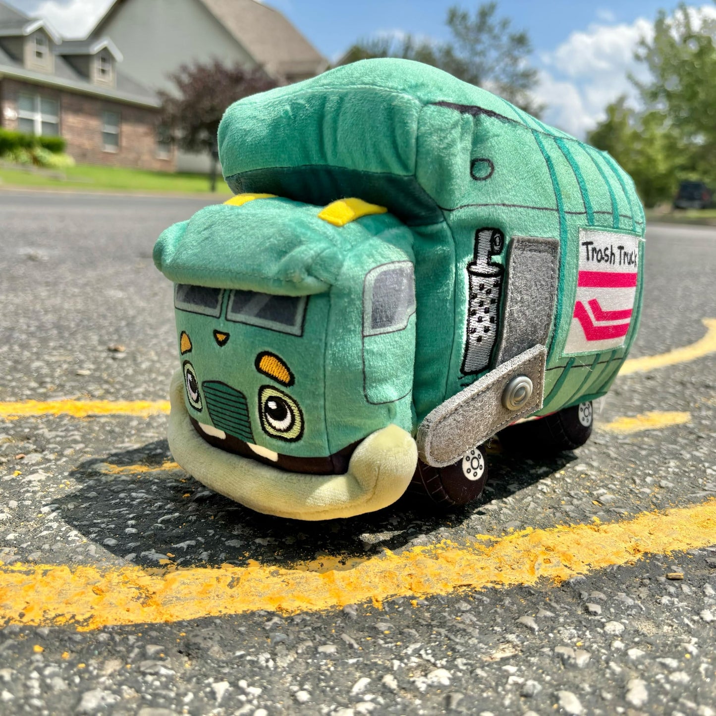 MerryMakers Trash Truck Plush, 11-inch, Based on The Show and Books by Max Keane