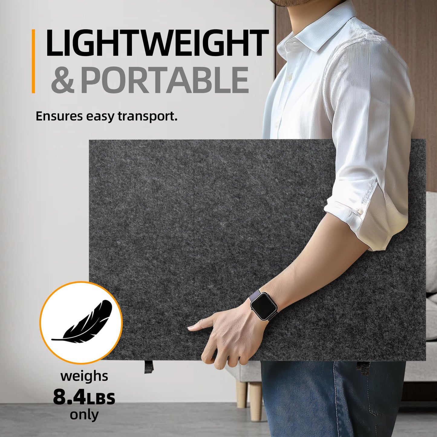 Lavievert 2000 Piece Tilting & Foldable Puzzle Table with 2-in-1 Designed Stand & Cover, Lightweight Felt Puzzle Plateau with 6 Colored Drawers, Portable Jigsaw Puzzle Board for Adults – Dark Gray