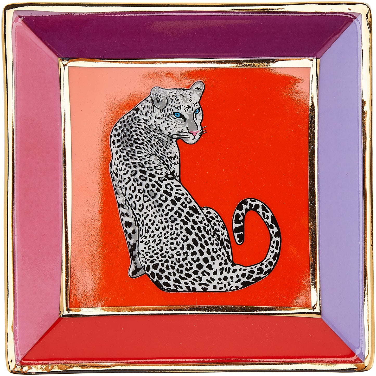 Jonathan Adler Safari Square Porcelain Tray, One Size, Multi