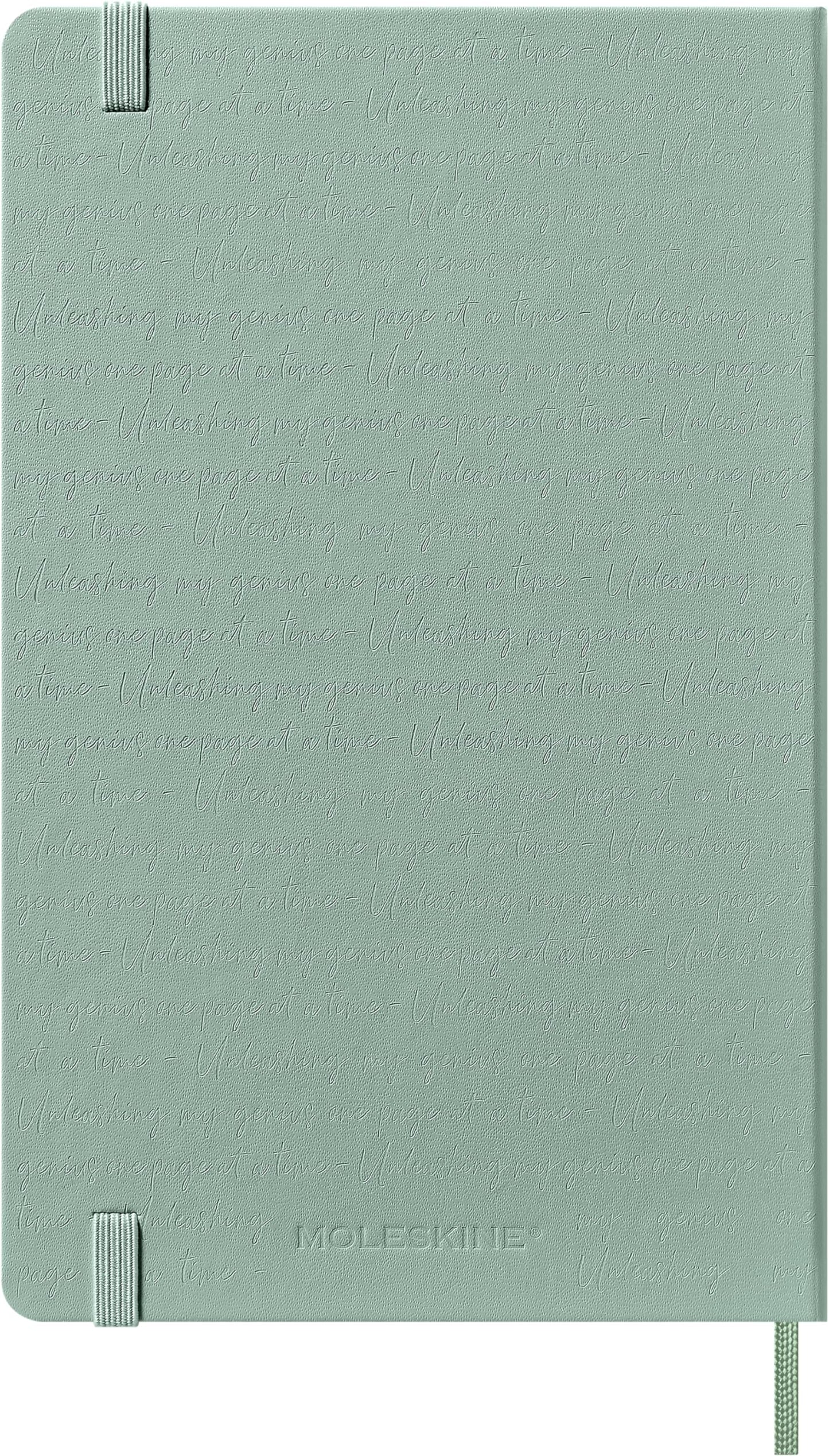 Moleskine Classic 18 Month 2026-2027 Weekly Planner, Hard Cover, Large (5" x 8.25"), Sage Green, 208 pages
