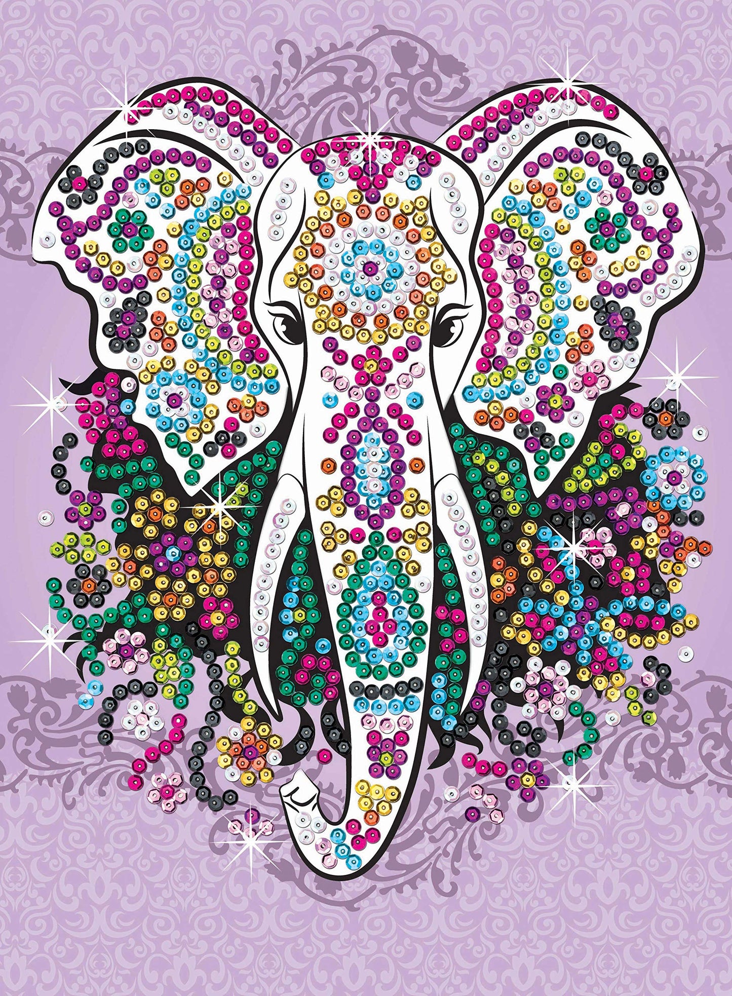 Sequin Art Teen Craft - Elephant