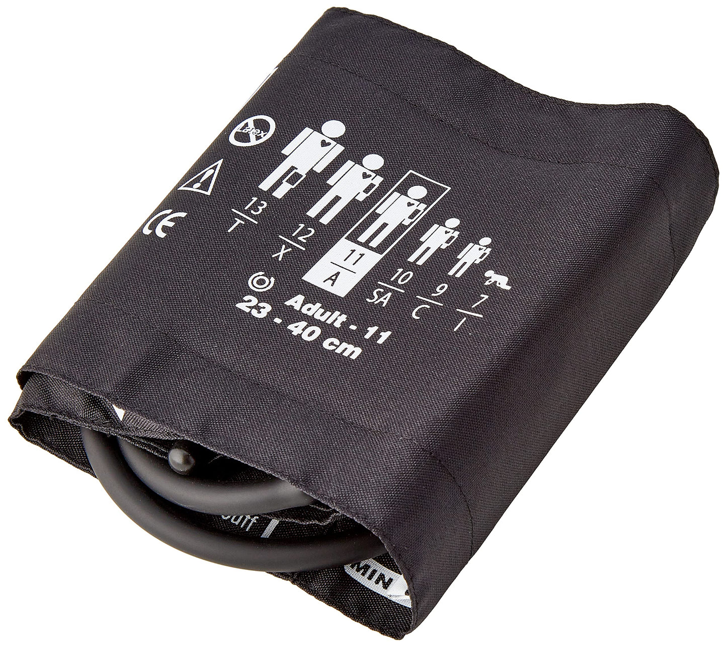ADC - 731-BK Multikuf 731 3-Cuff EMT Kit with 804 Portable Palm Aneroid Sphygmomanometer, Small Adult, Adult and Large Adult Blood Pressure Cuffs (19-50 cm), Nylon Zipper Storage Case, Black