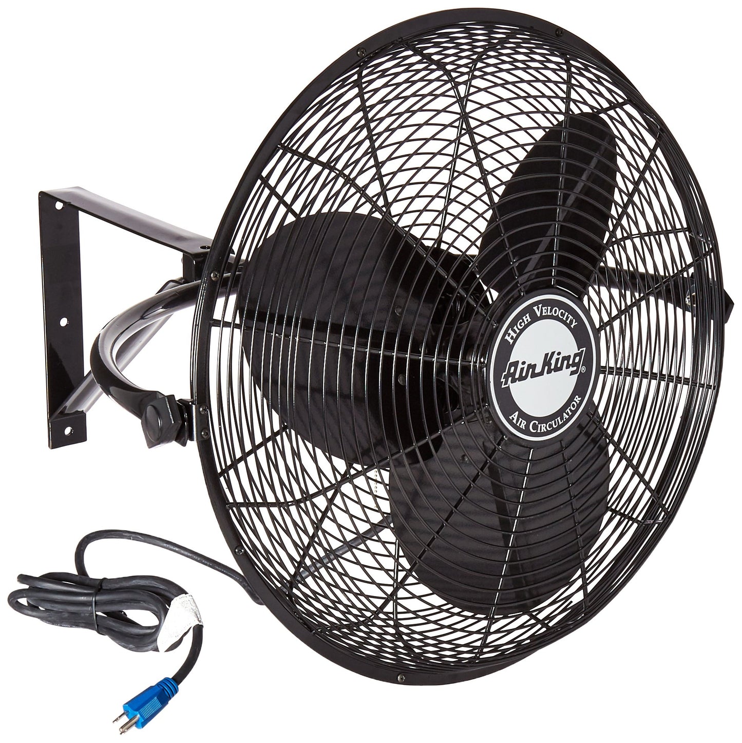 Air King 9020 1/6 HP Industrial Grade Wall Mount Fan, 20-Inch,Black