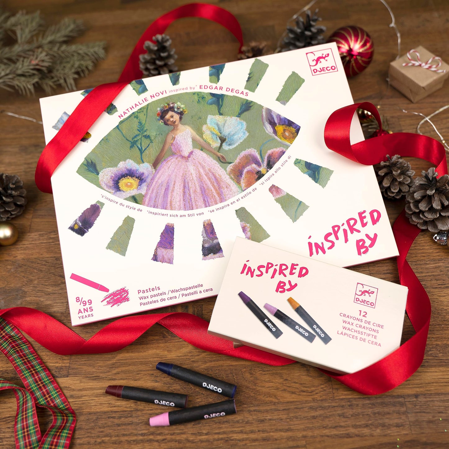 Djeco Inspired By The Ballerina Wax Crayons Kit