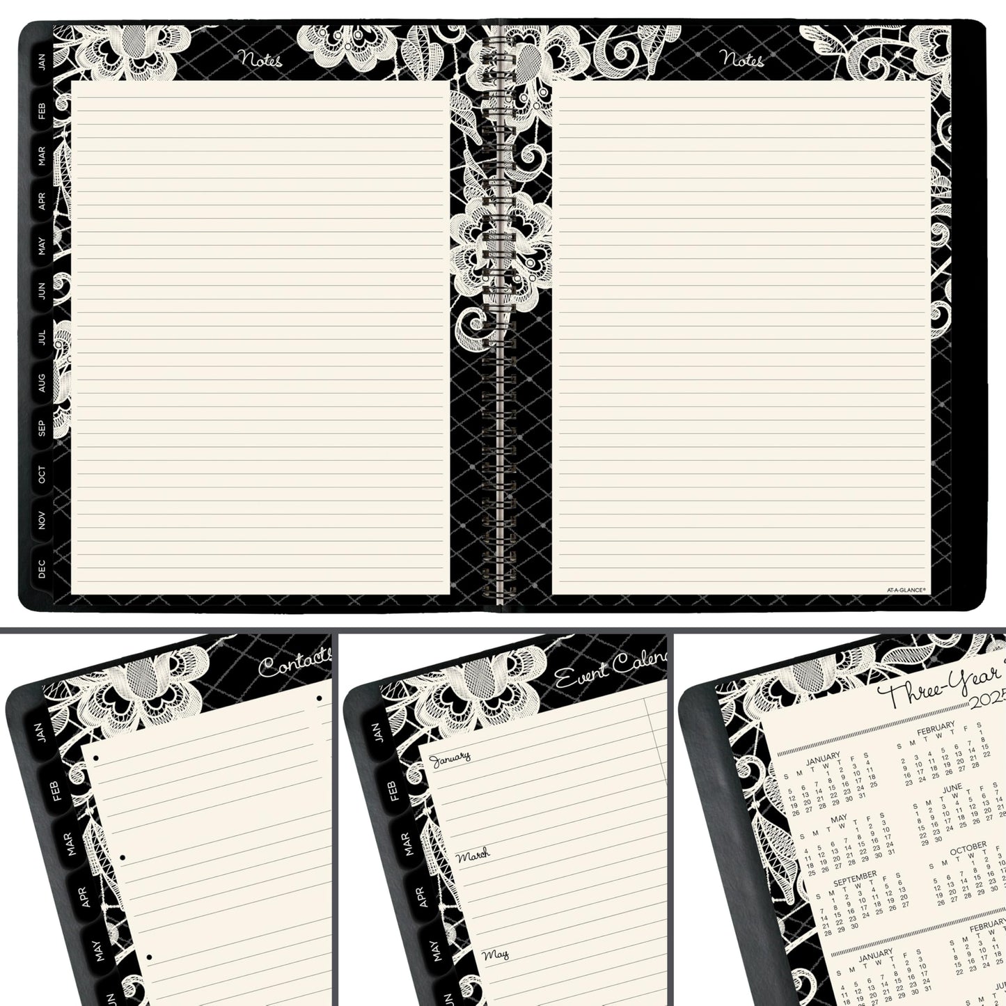 AT-A-GLANCE 2026 Appointment Book Planner, Weekly & Monthly, 8.5" x 11", Large, Hourly, Lacey (541-905-26)