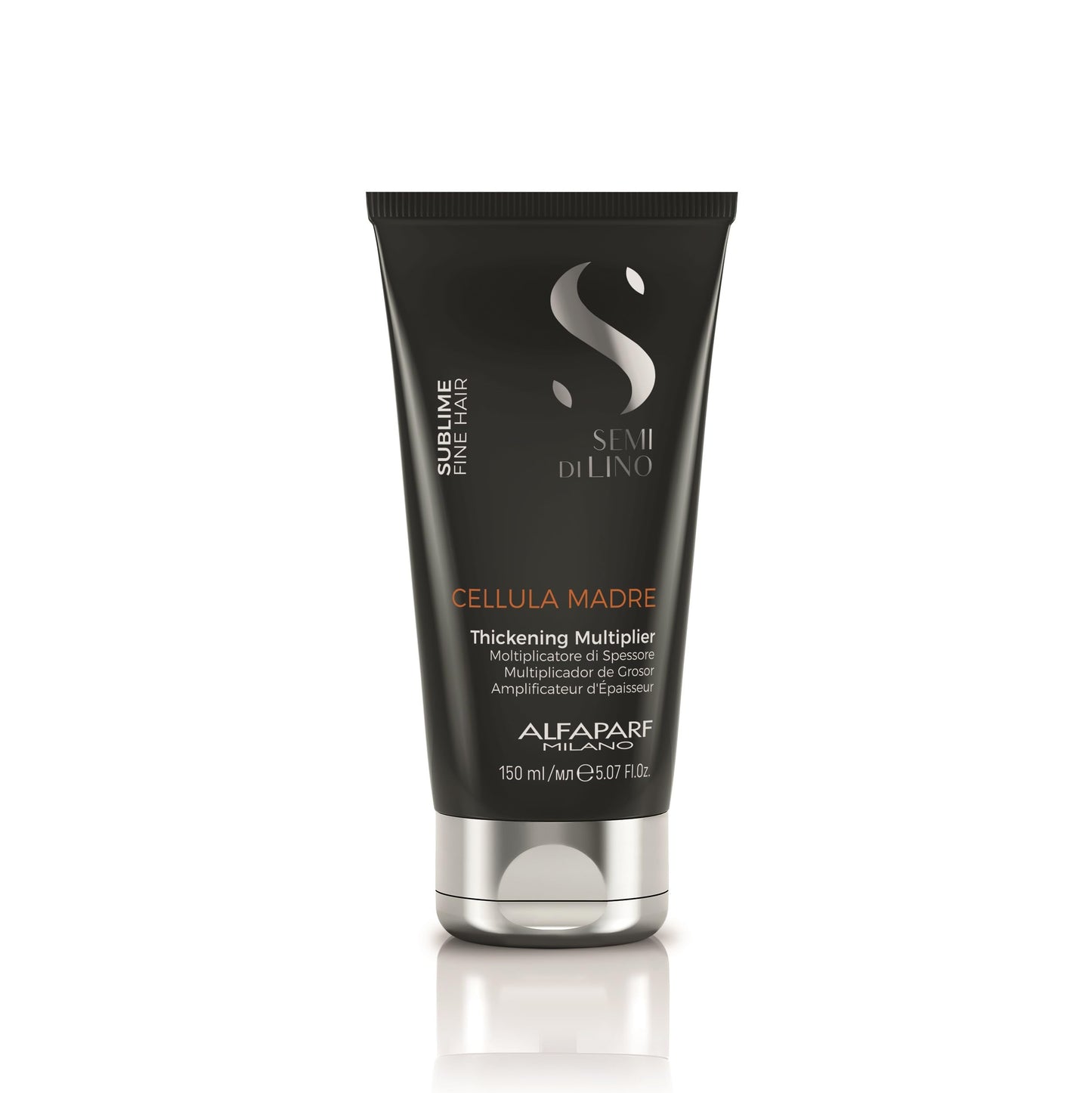 Alfaparf Milano Cellula Madre Hair Thickening Multiplier - Healthy, Shiny Hair Volume, Body & Thickness - Combine with Semi di Lino Beauty Genesis Vials as a Hair Volumizer for Fine Hair (5.07 fl oz)